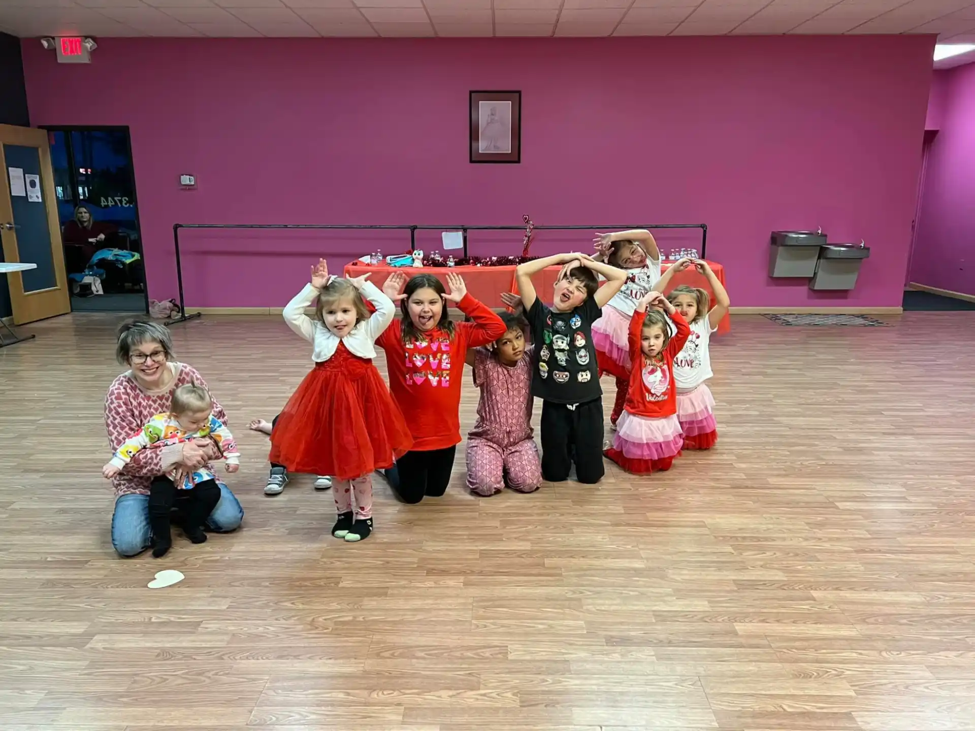 a group of children in clothing