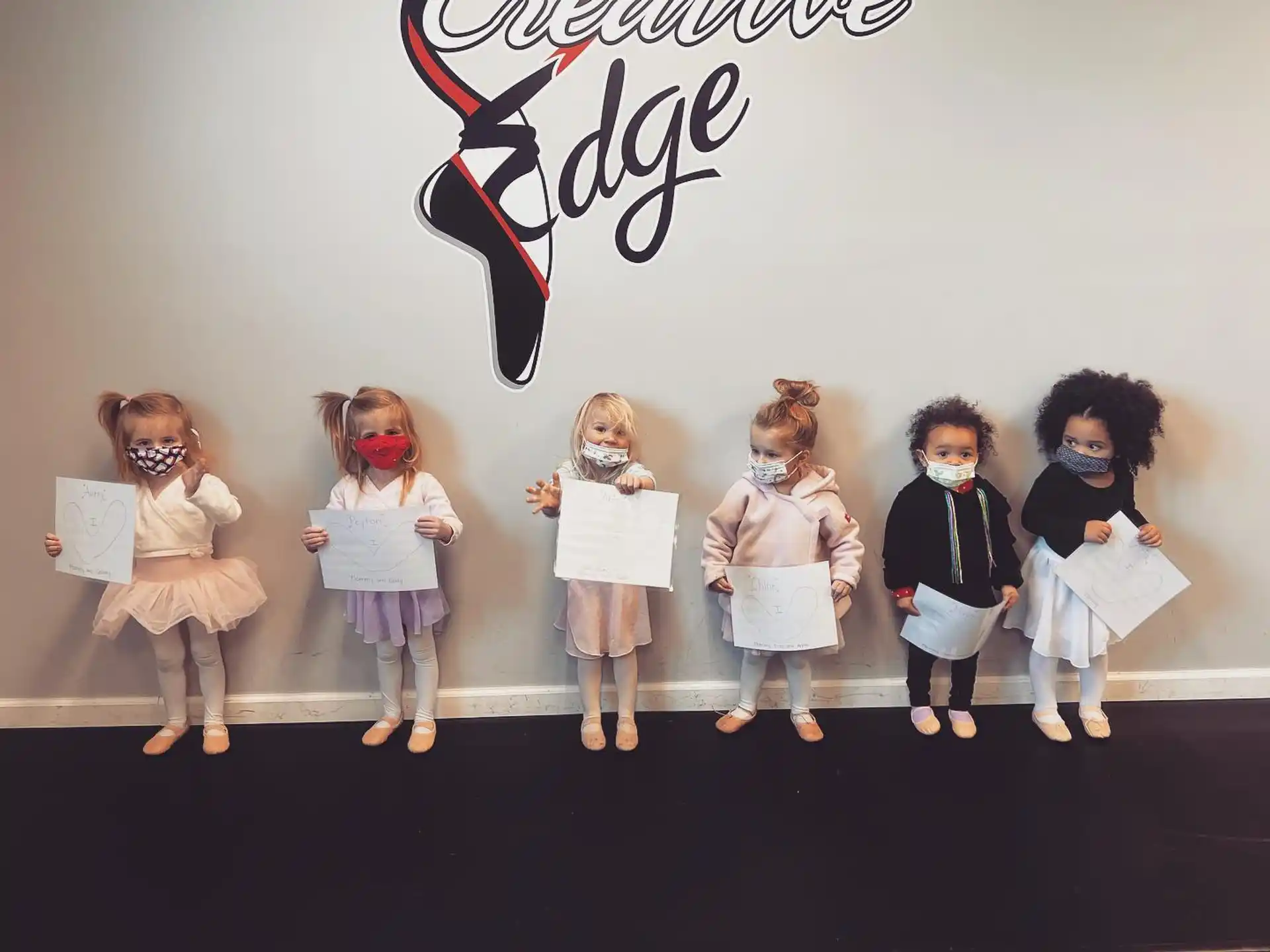 a group of children on a stage