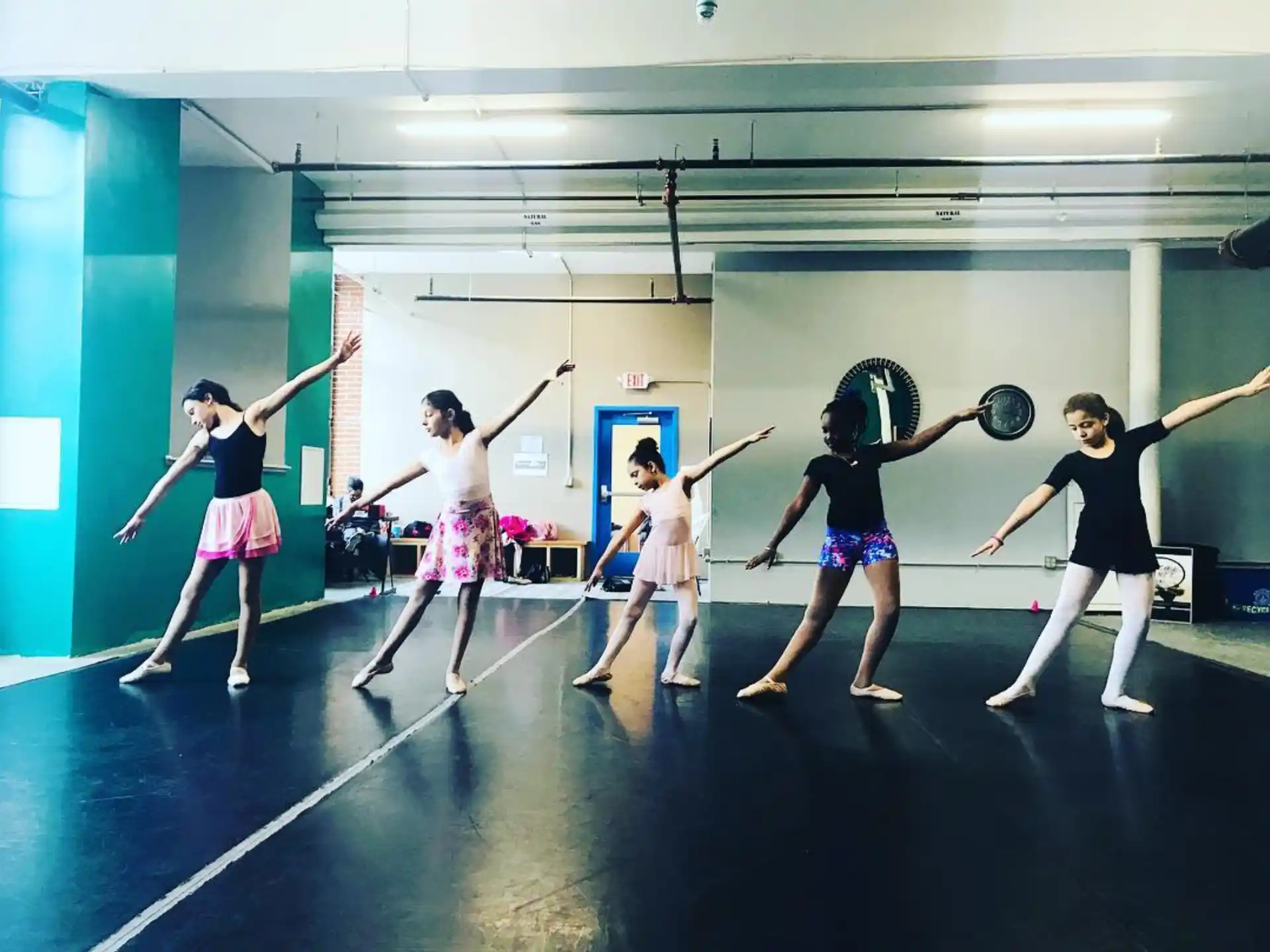 a group of women dancing