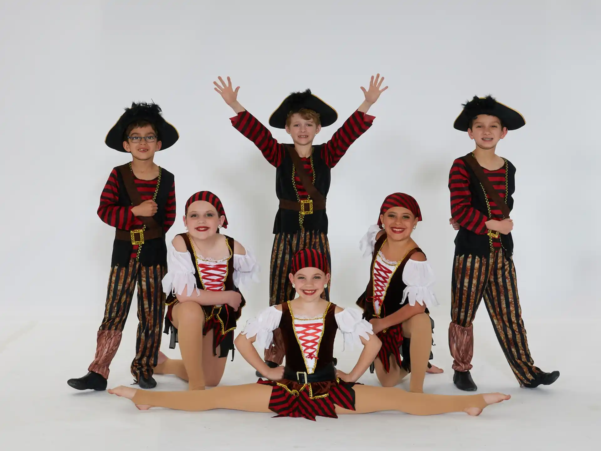a group of people in clothing