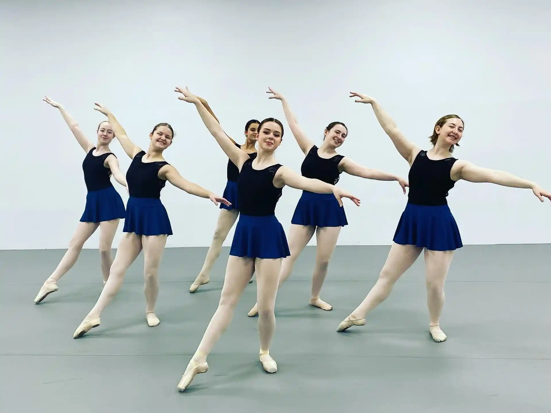 a group of women dancing