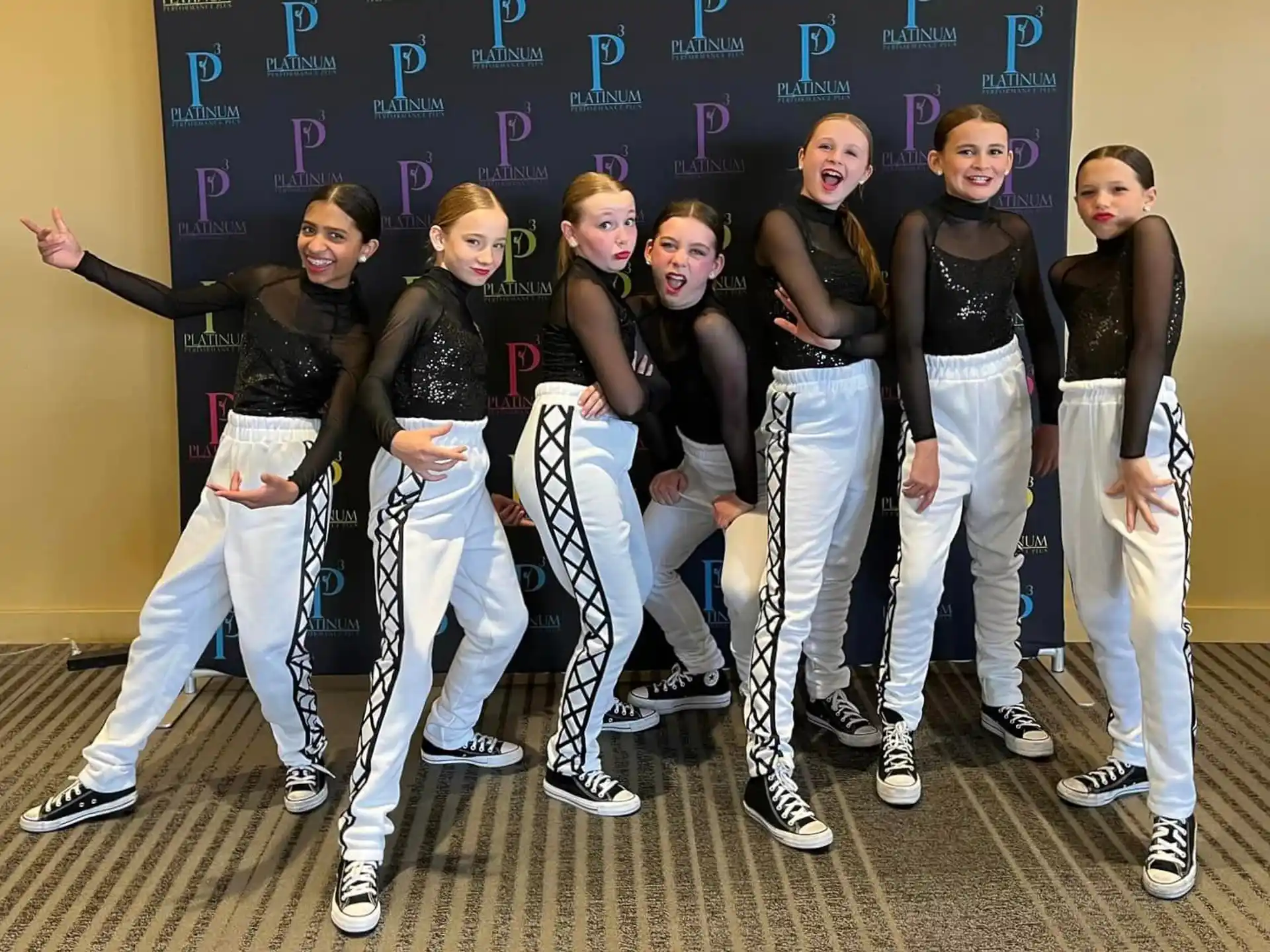 a group of people posing for a photo
