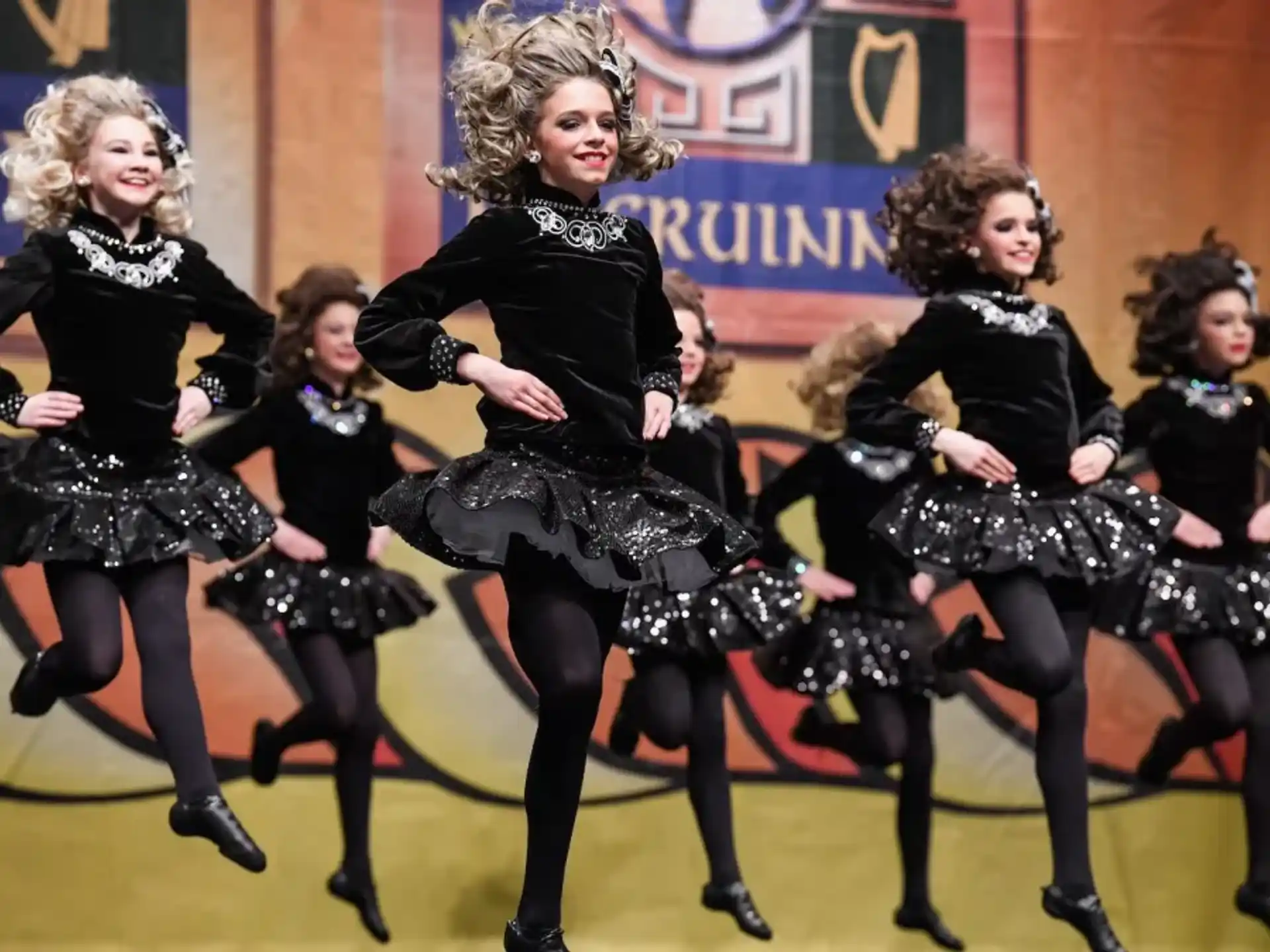a group of women dancing