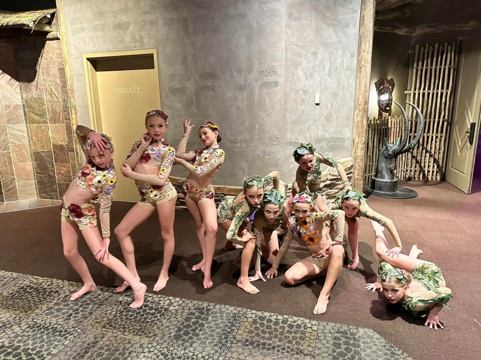 a group of people in clothing