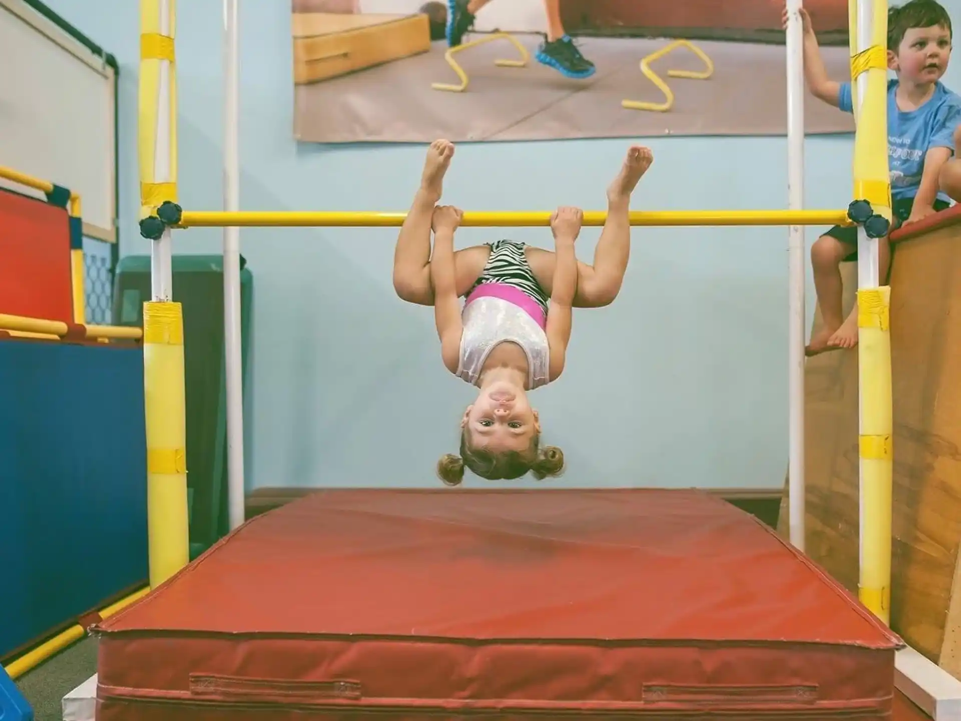 a girl on a playground