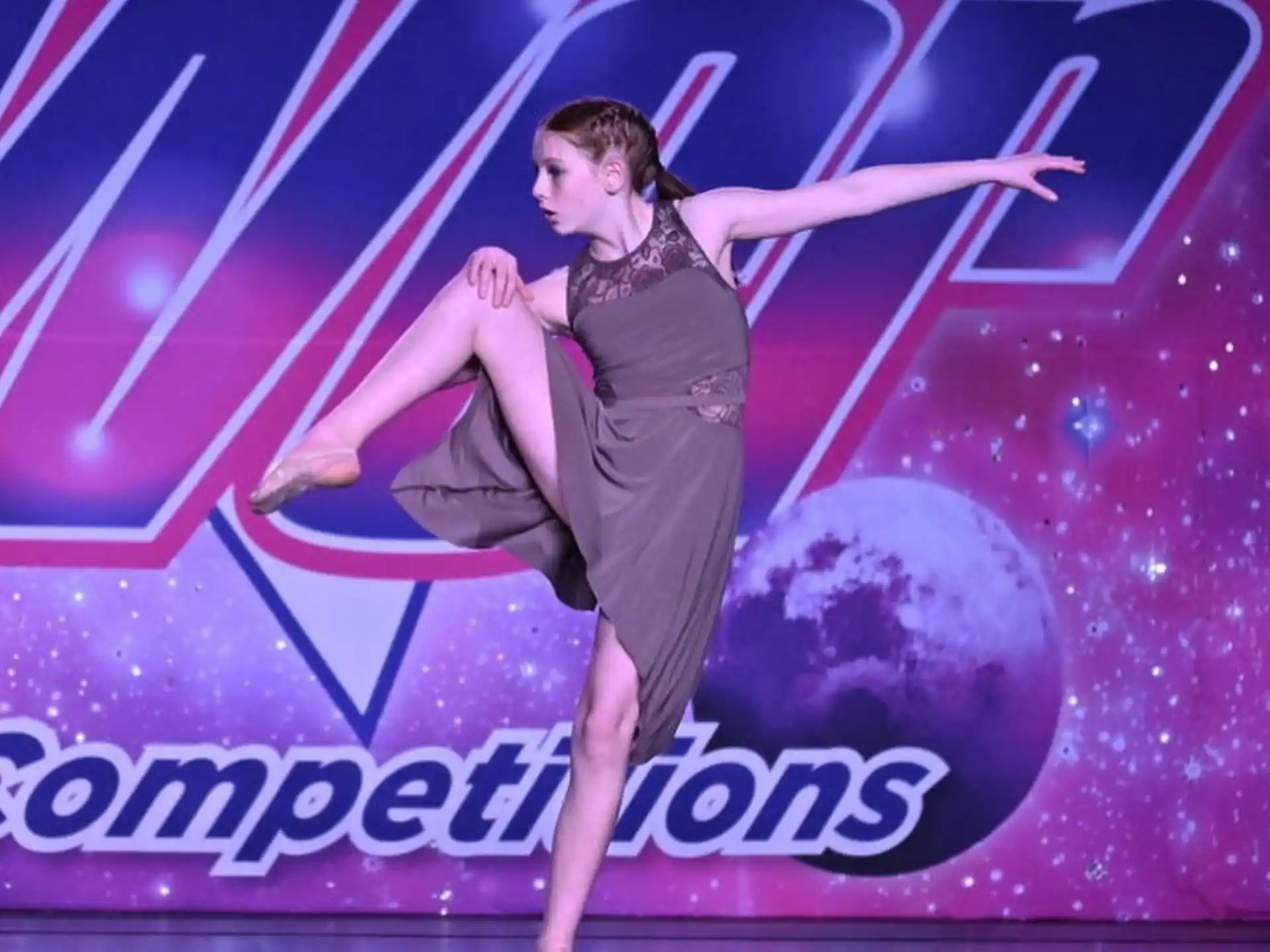 a person dancing on a stage