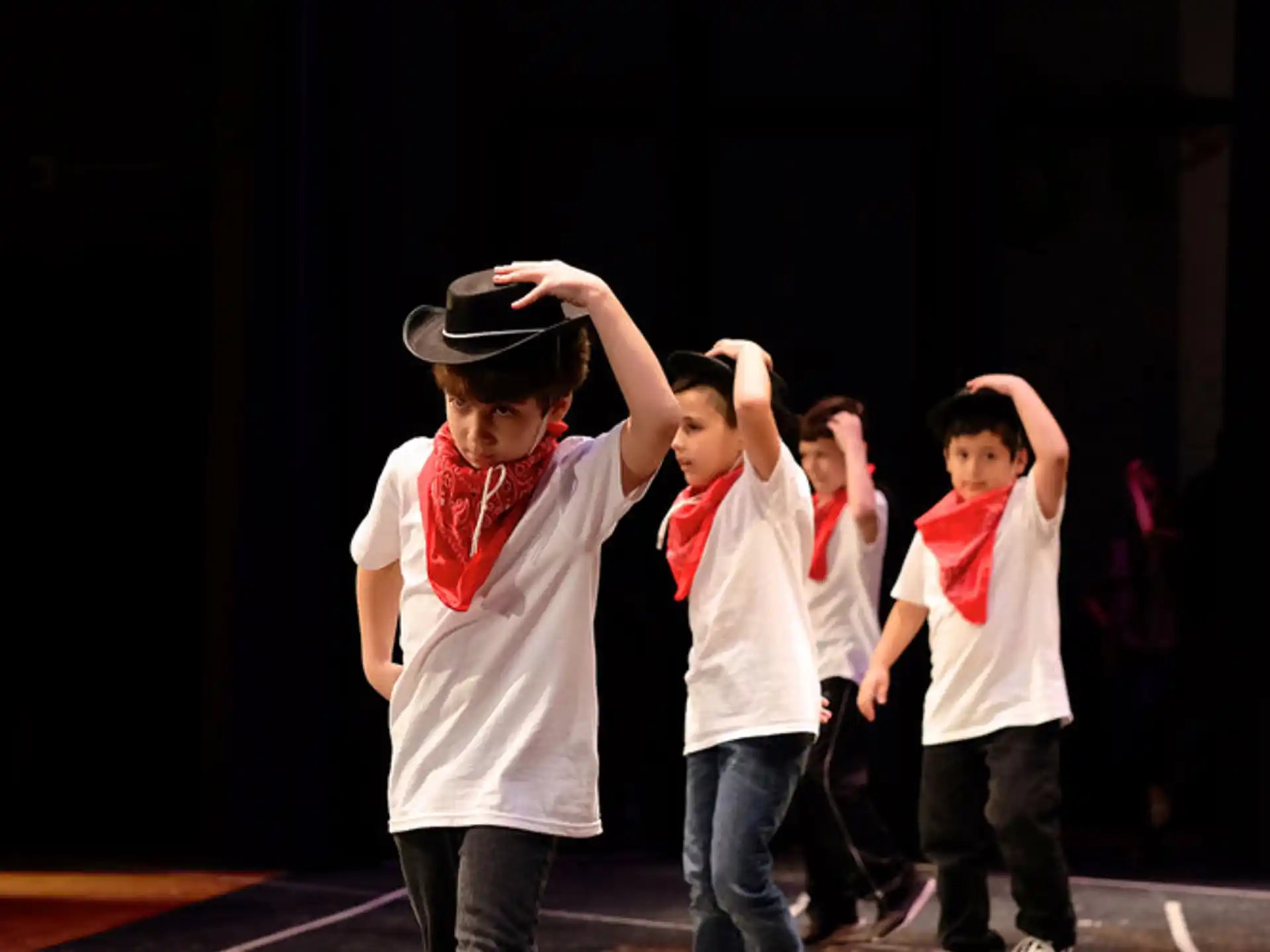 a group of people on a stage