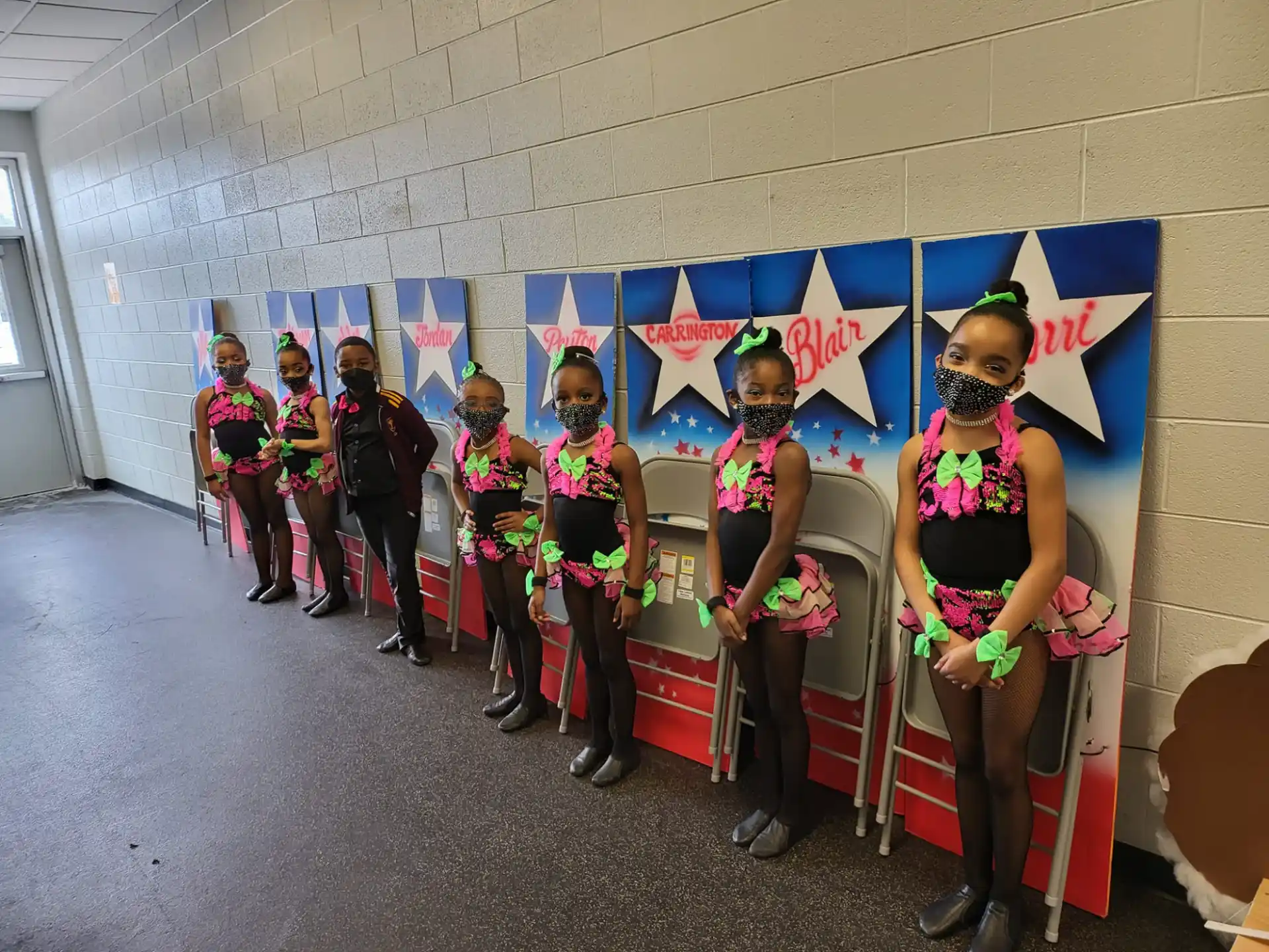 a group of people in garment