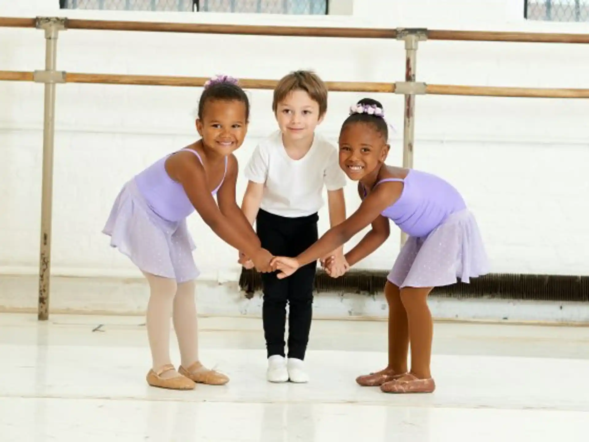 a group of children posing for a photo