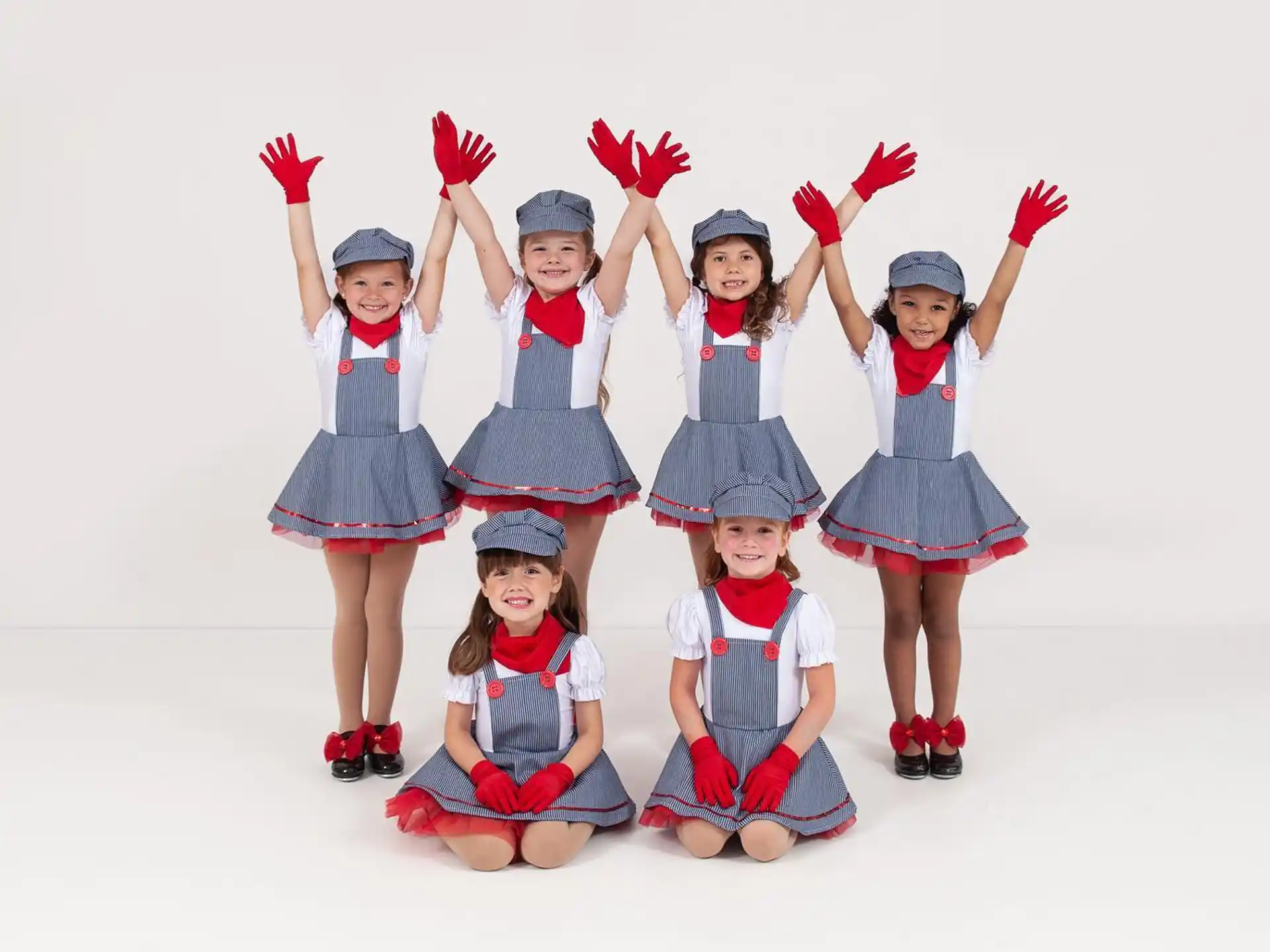 a group of children wearing clothing