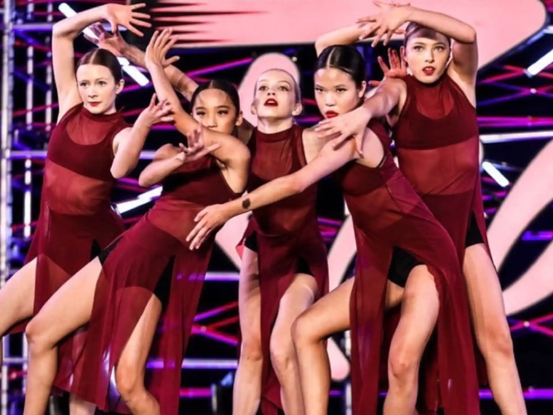 a group of women dancing