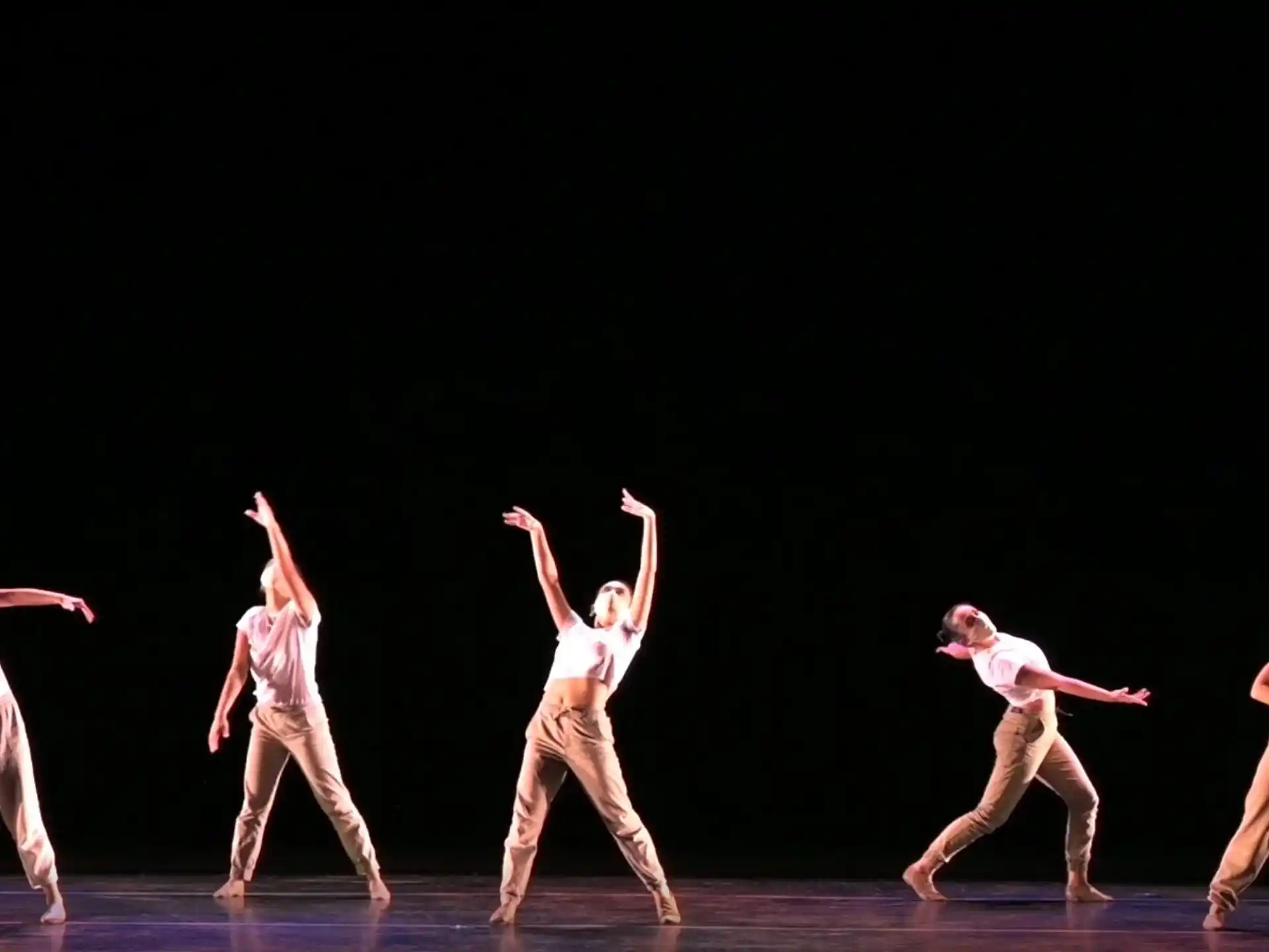a group of people dancing