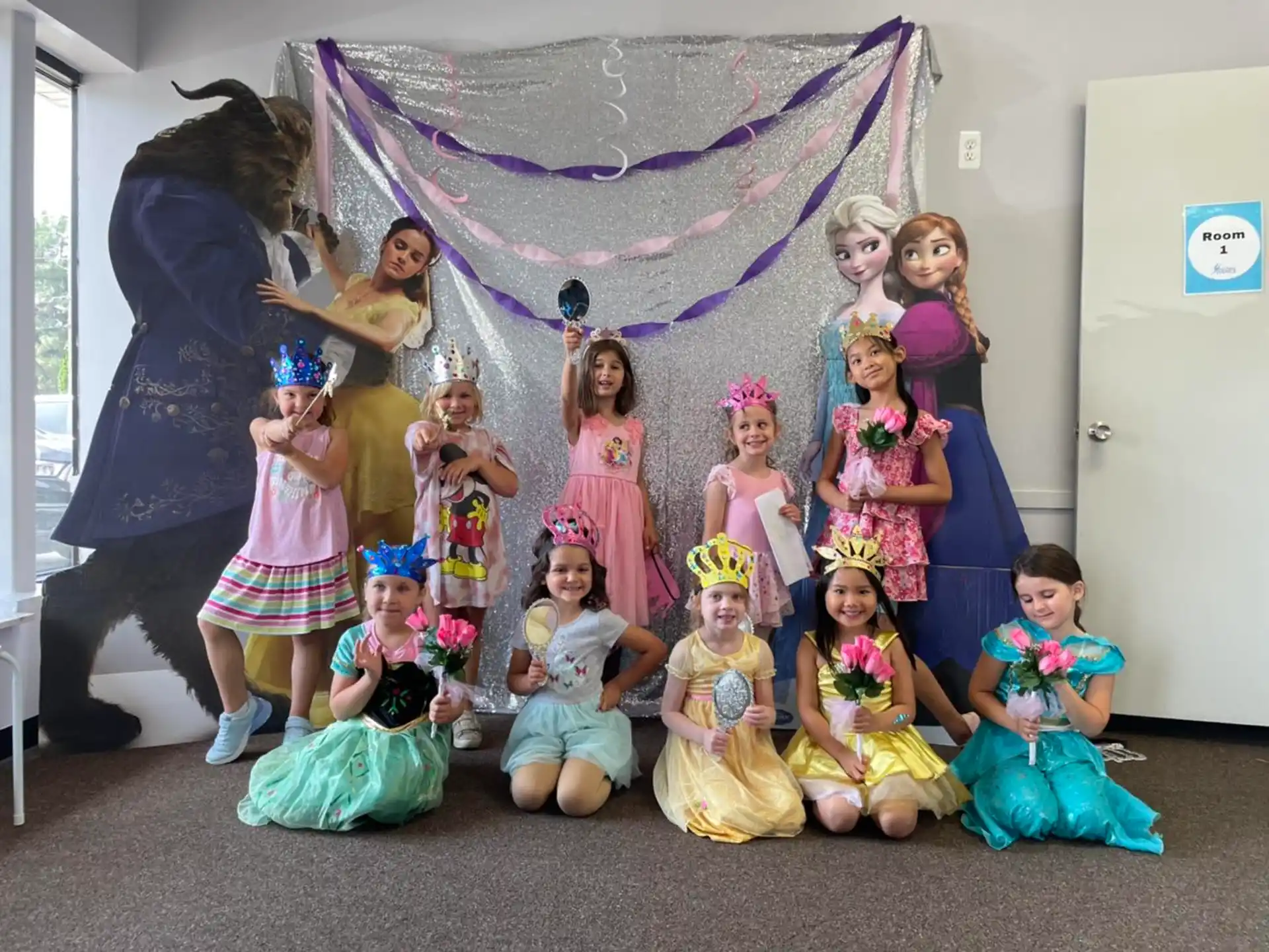 a group of children in clothing