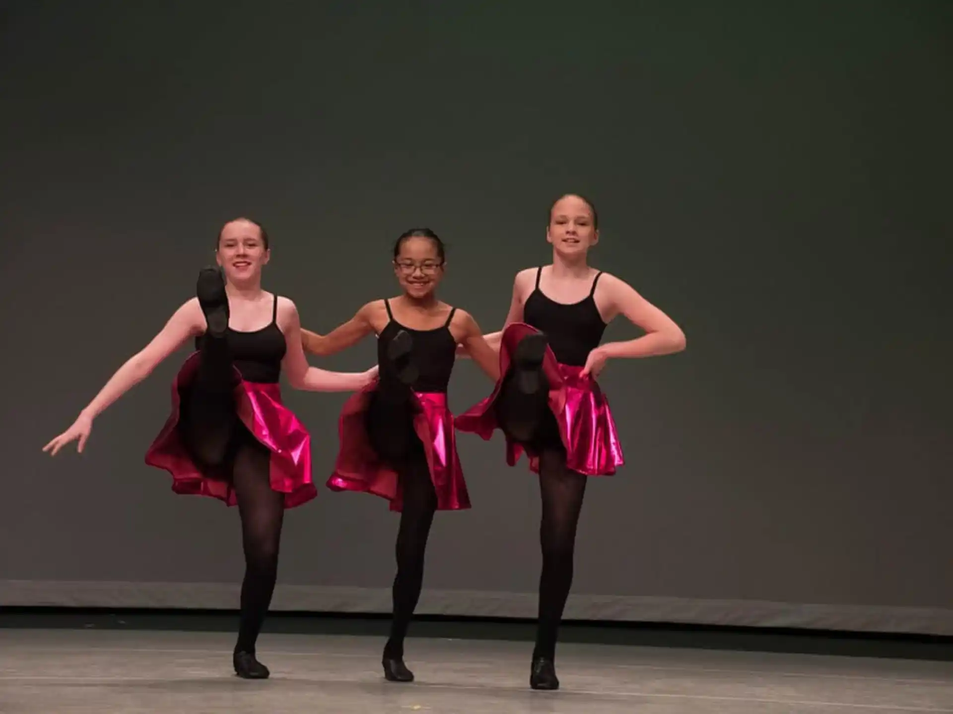 a group of women dancing