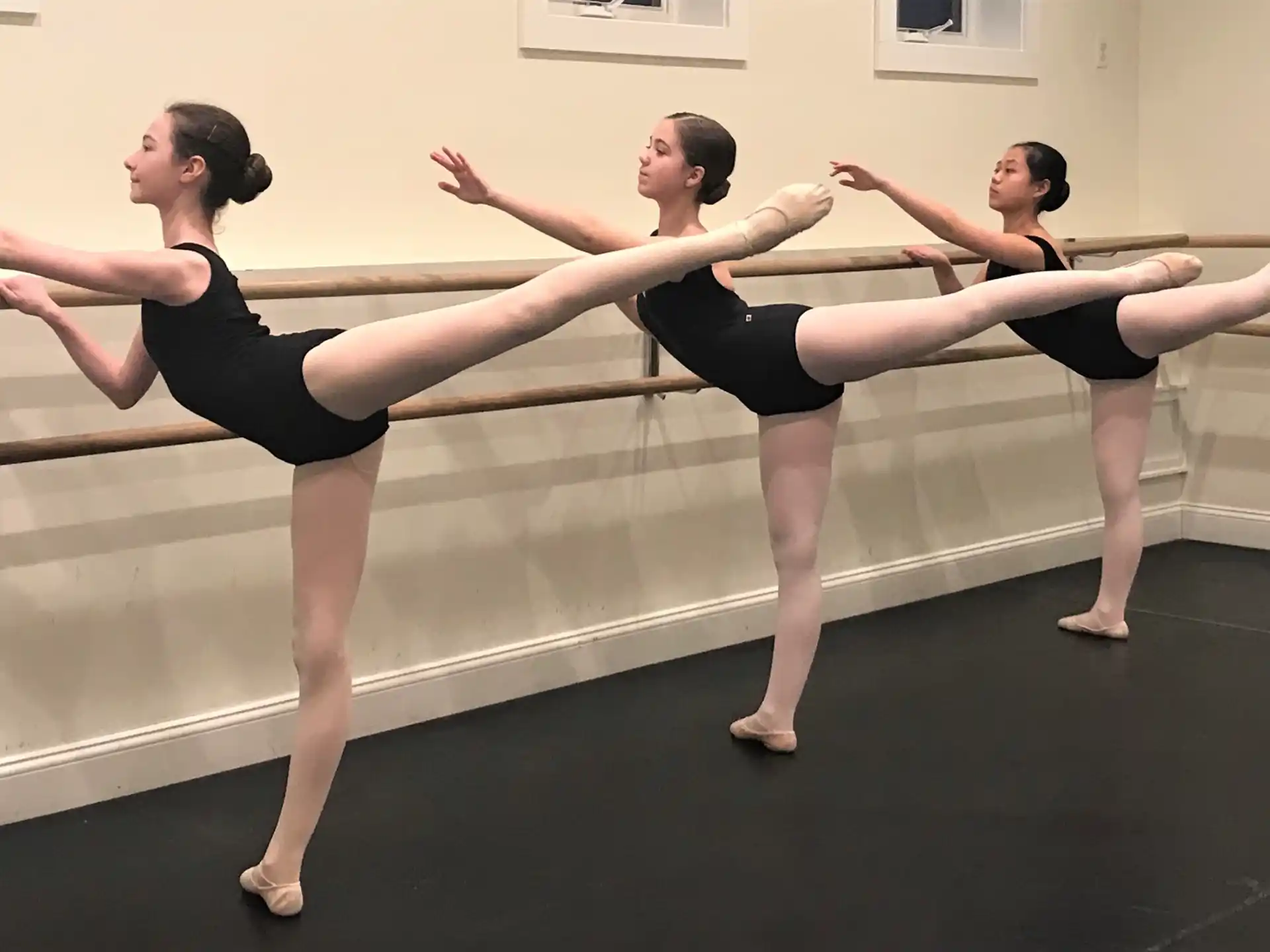 a group of women dancing