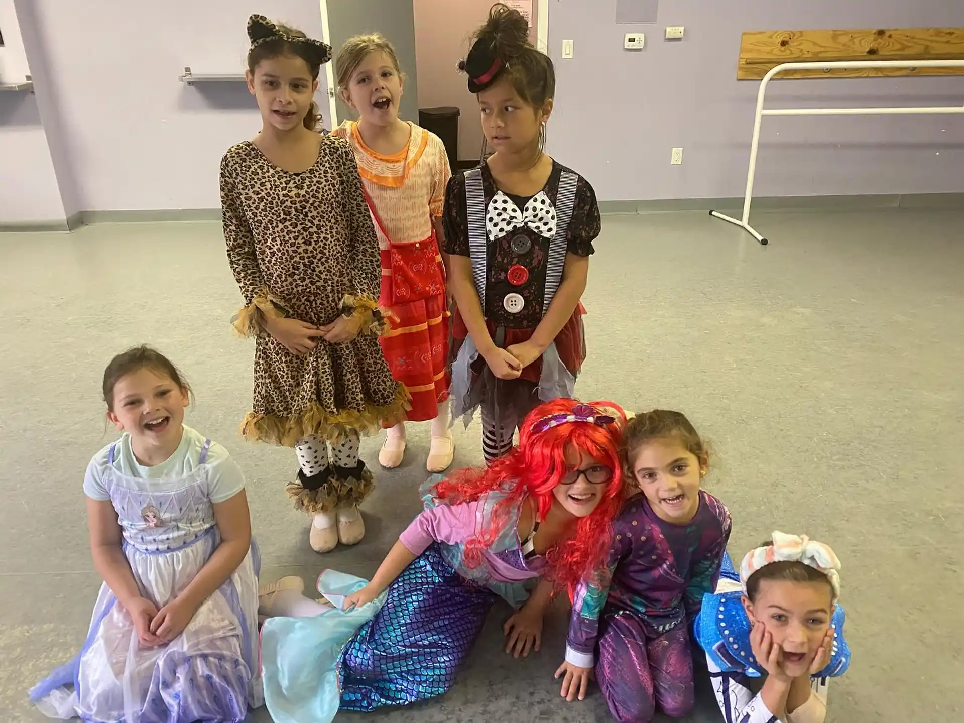 a group of women and children