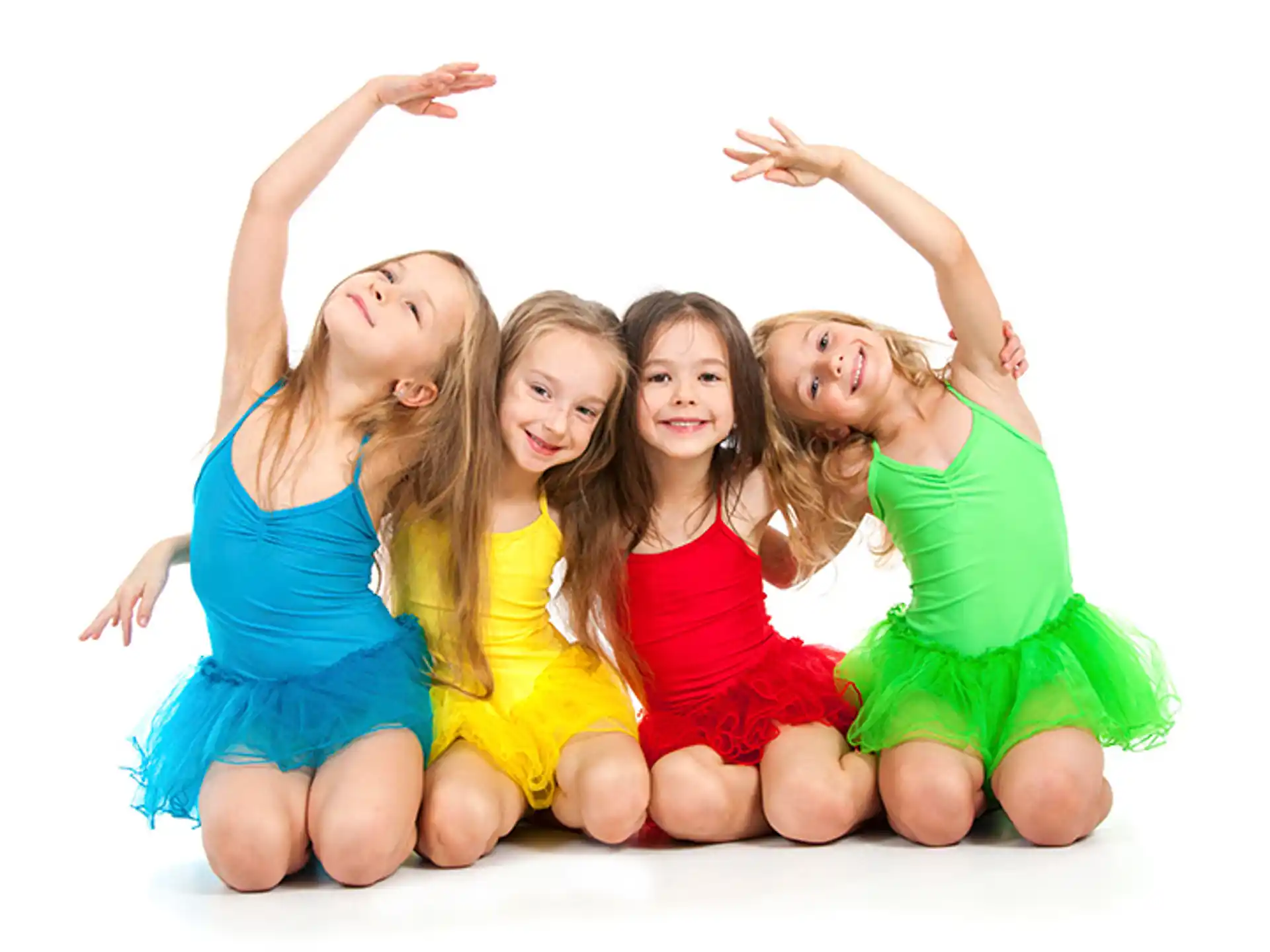 a group of girls posing for a picture