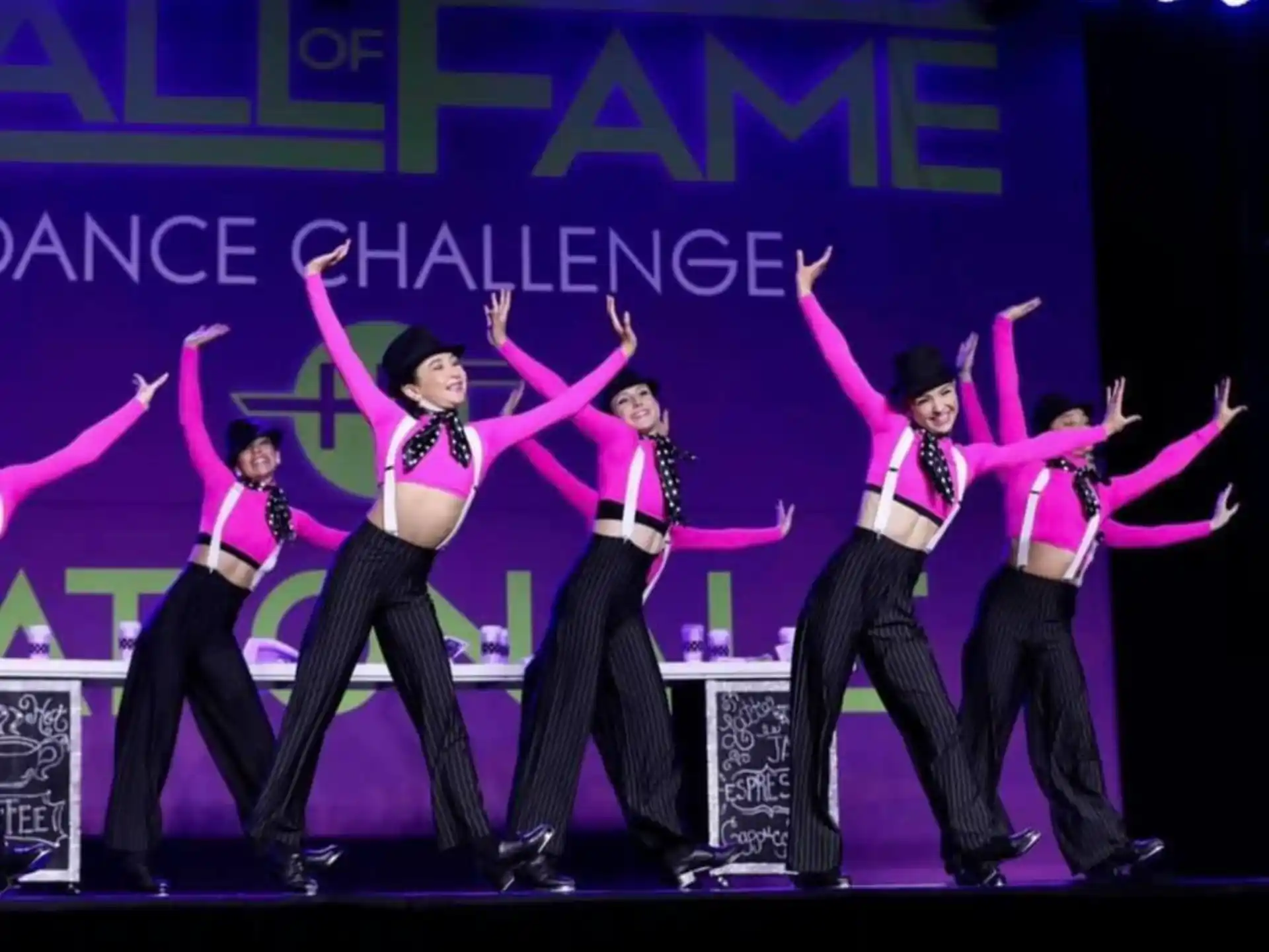 a group of people on a stage