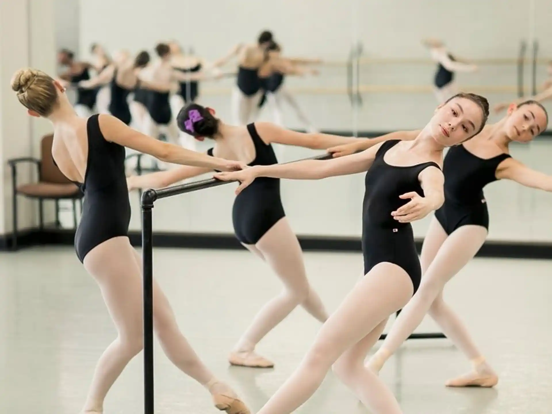 a group of women dancing