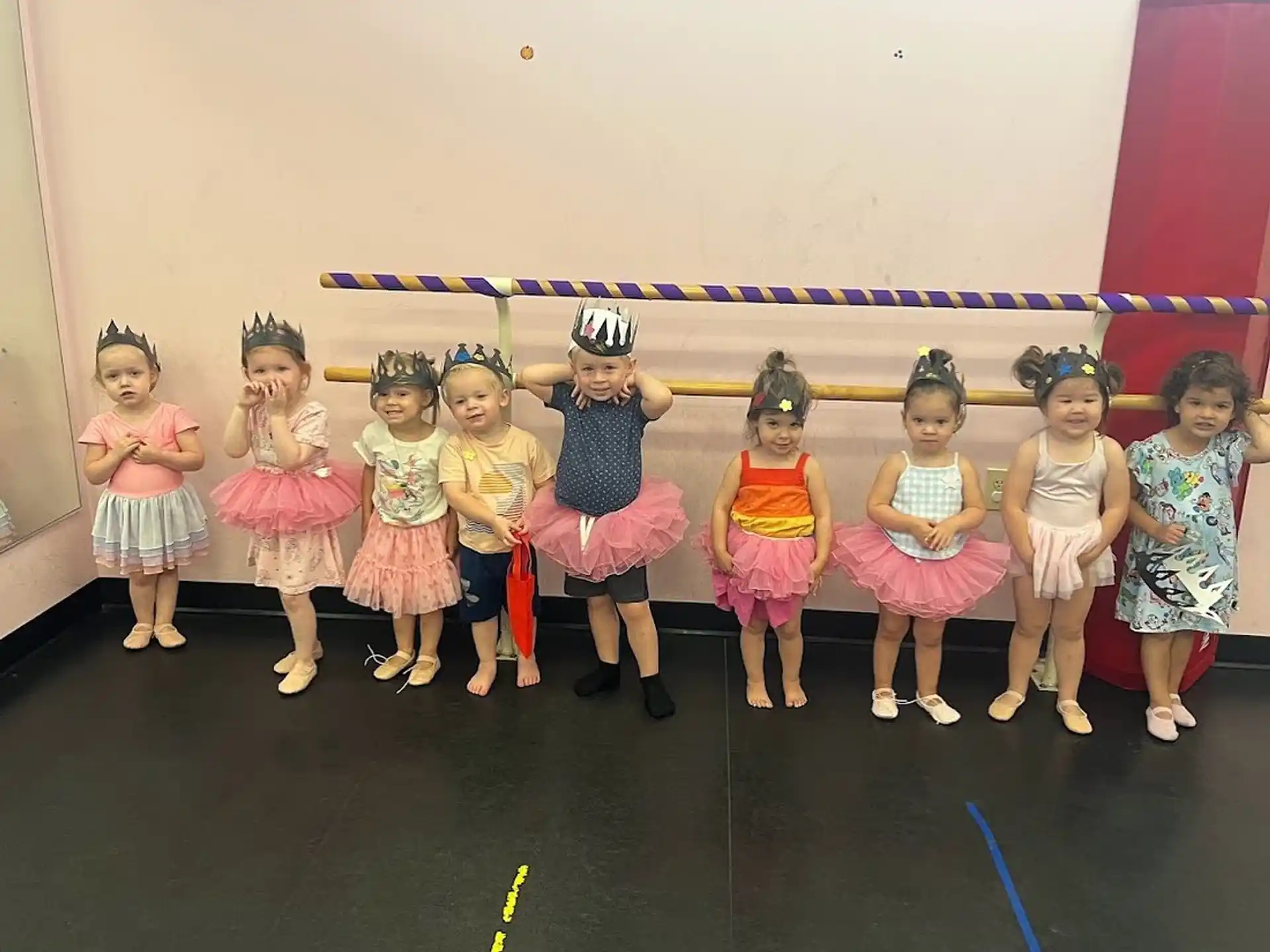 a group of children in clothing