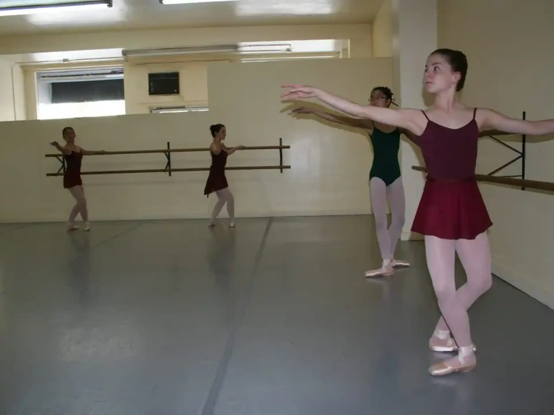 a group of women dancing