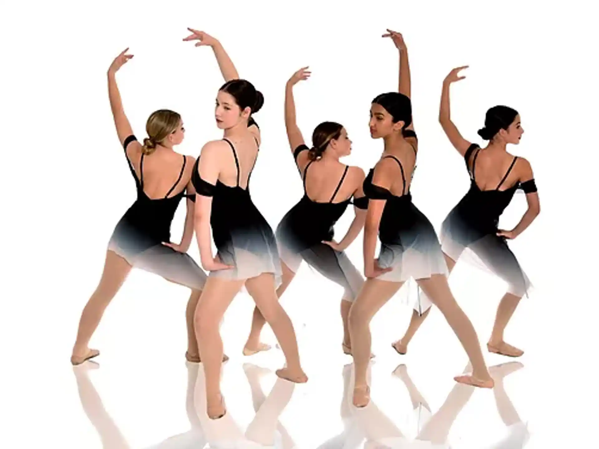 a group of women dancing