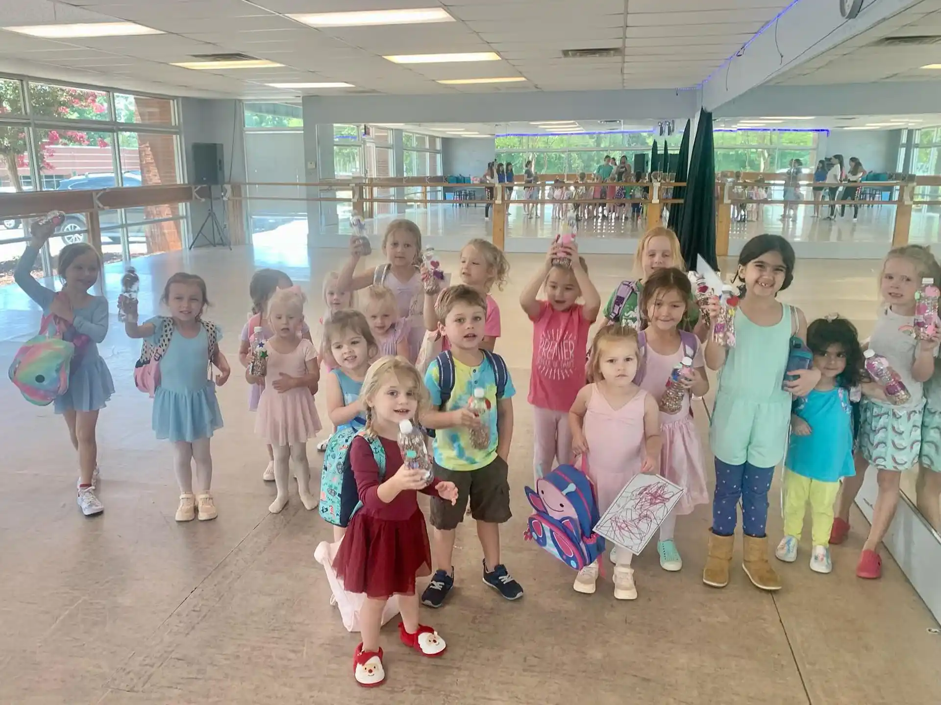 a group of children posing for a photo
