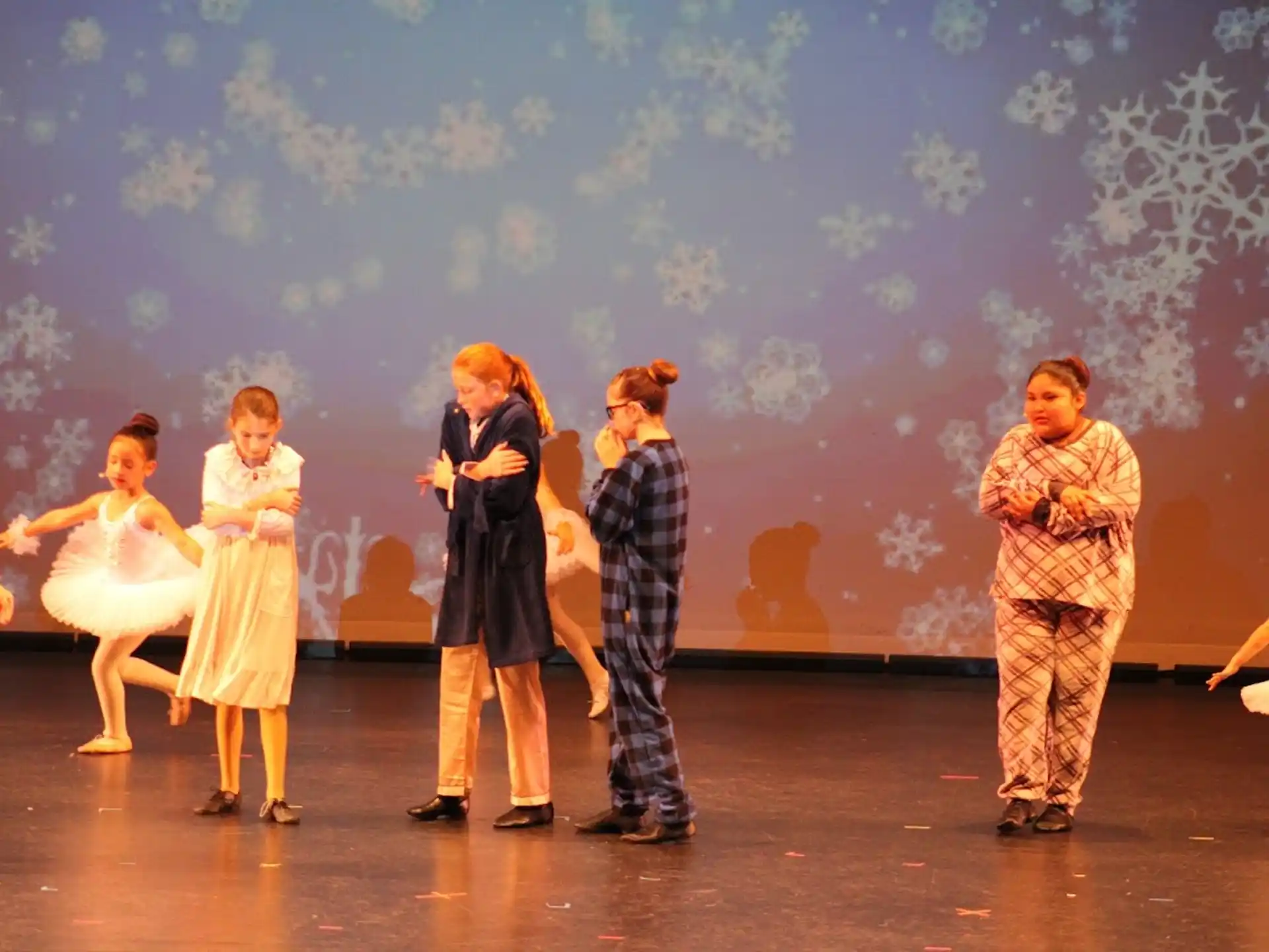 a group of people on a stage