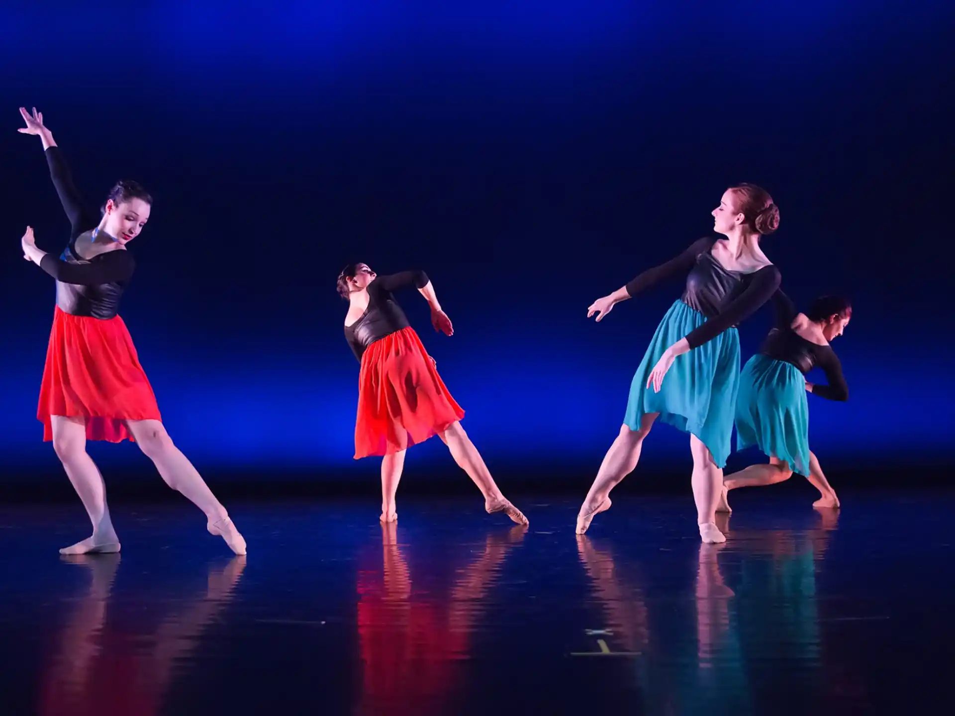 a group of people dancing