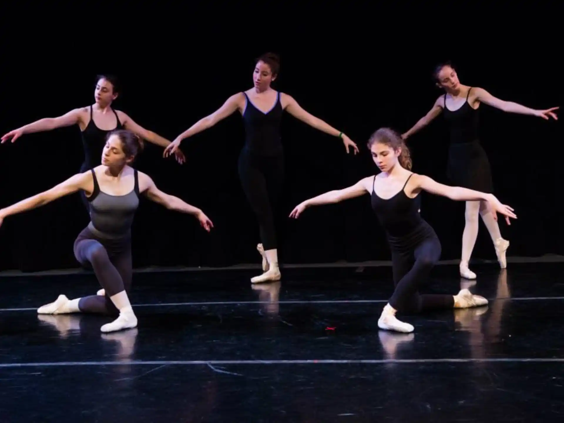 a group of women dancing