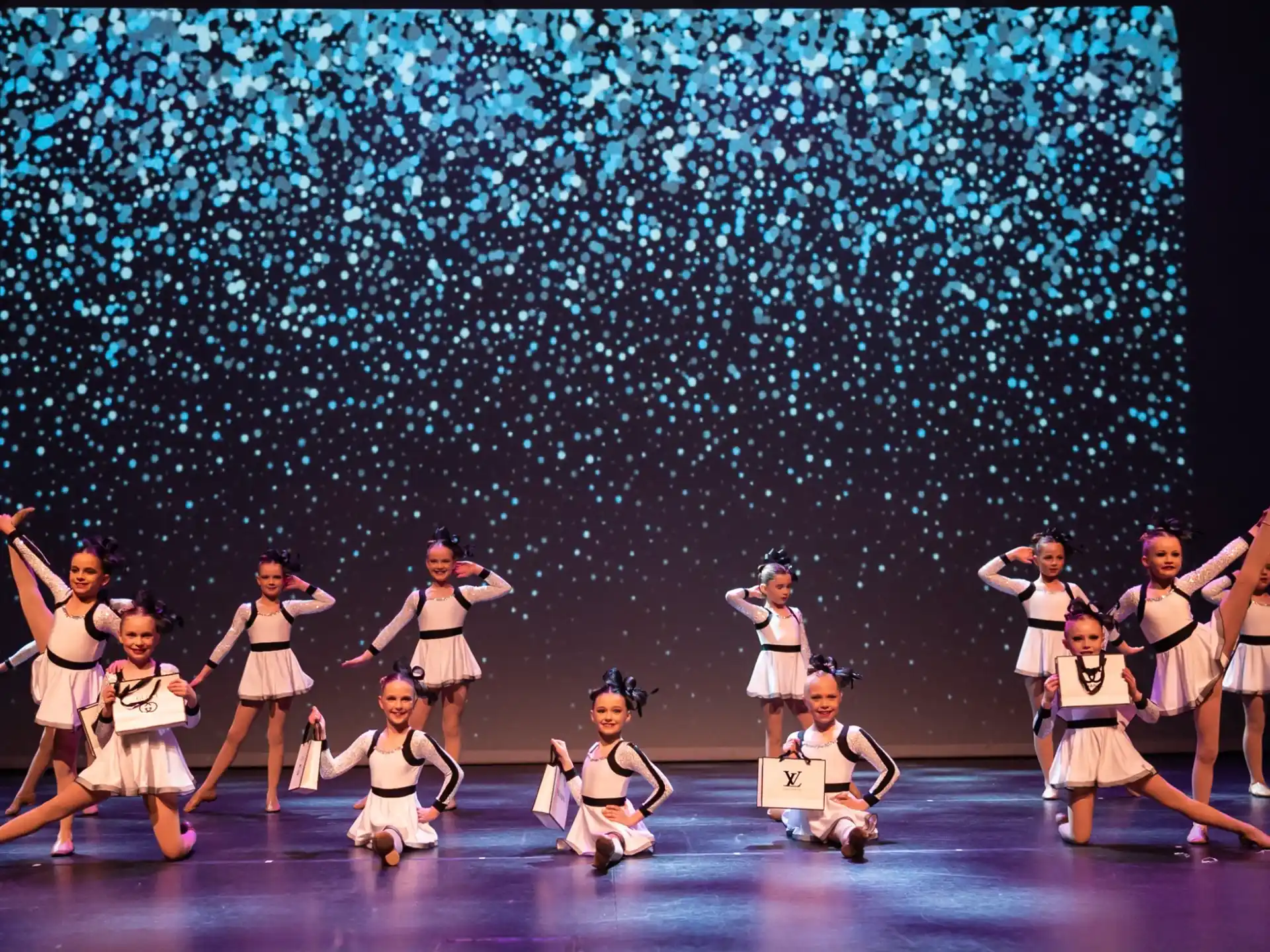 a group of people dancing on a stage