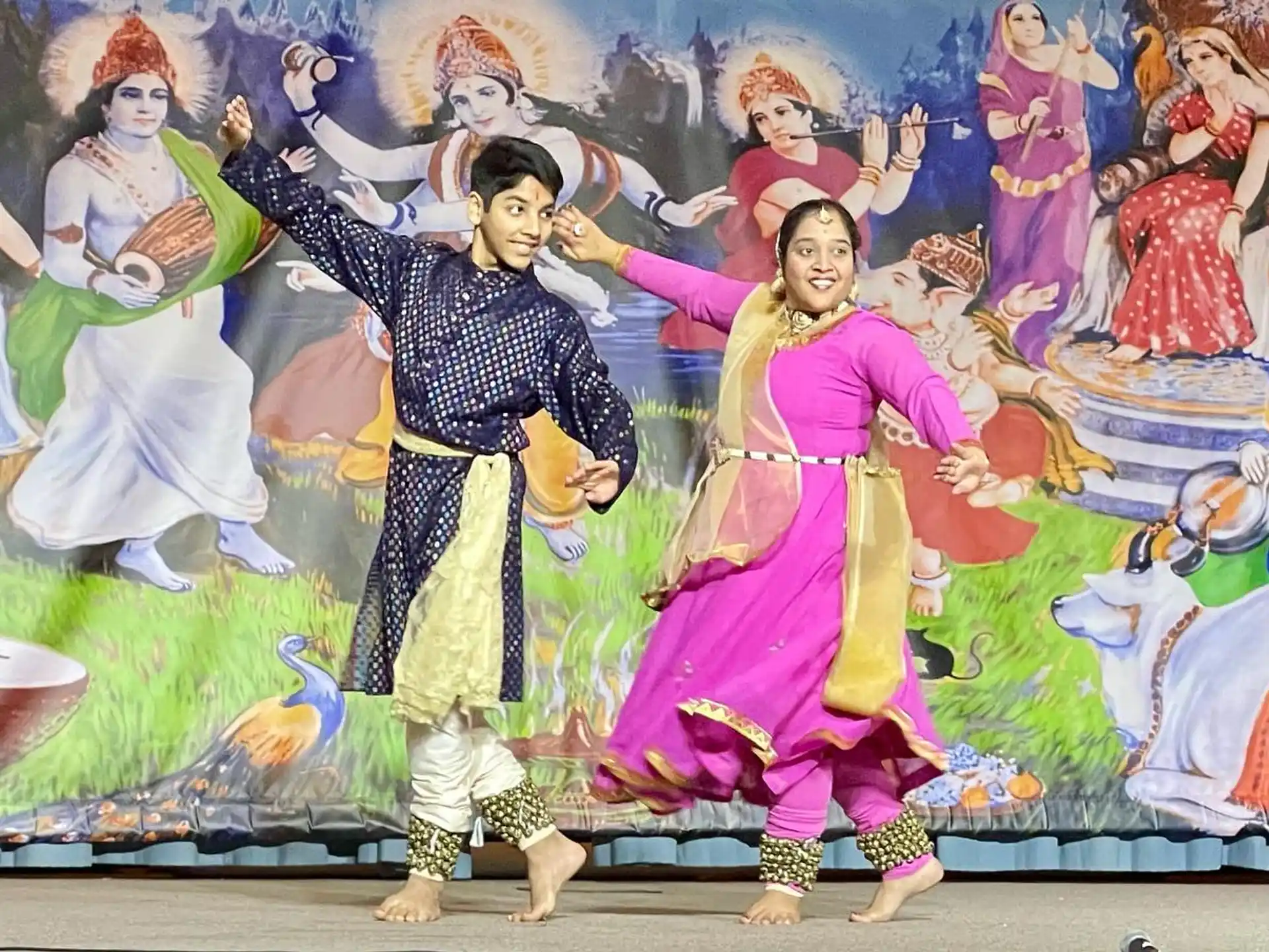 a group of women dancing