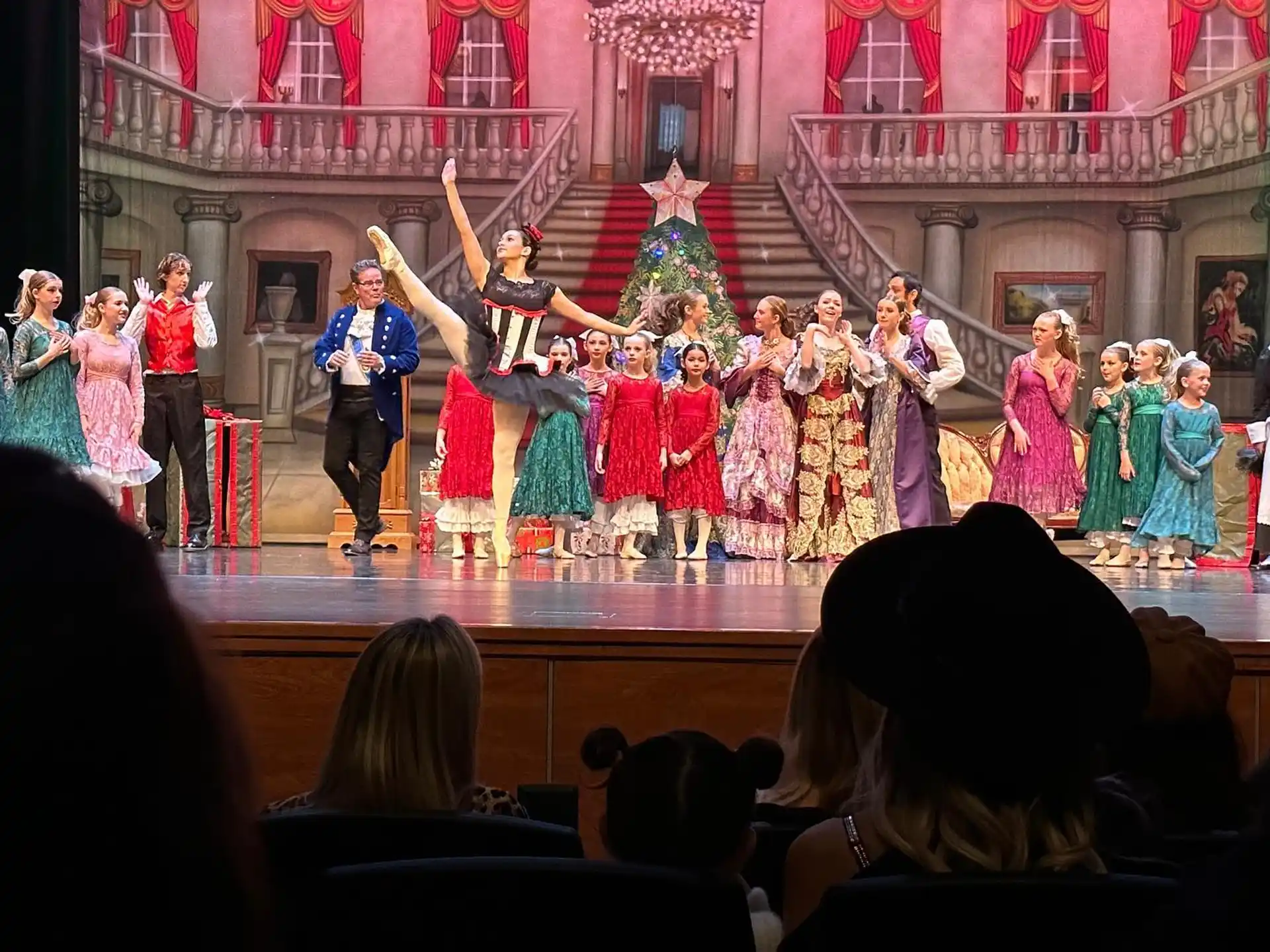 a group of people on a stage