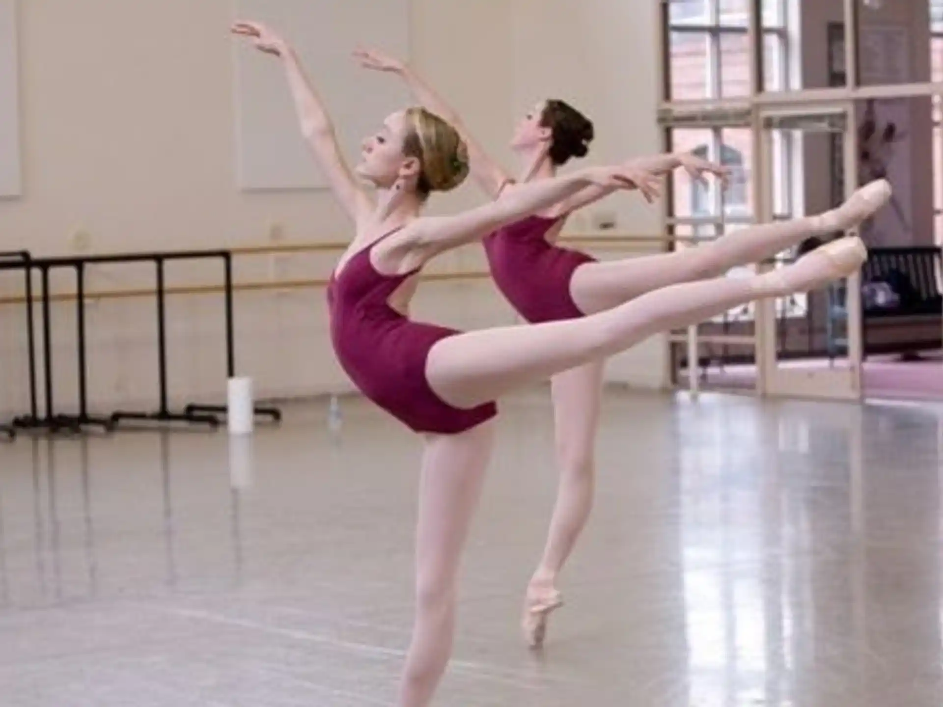 a couple of women dancing