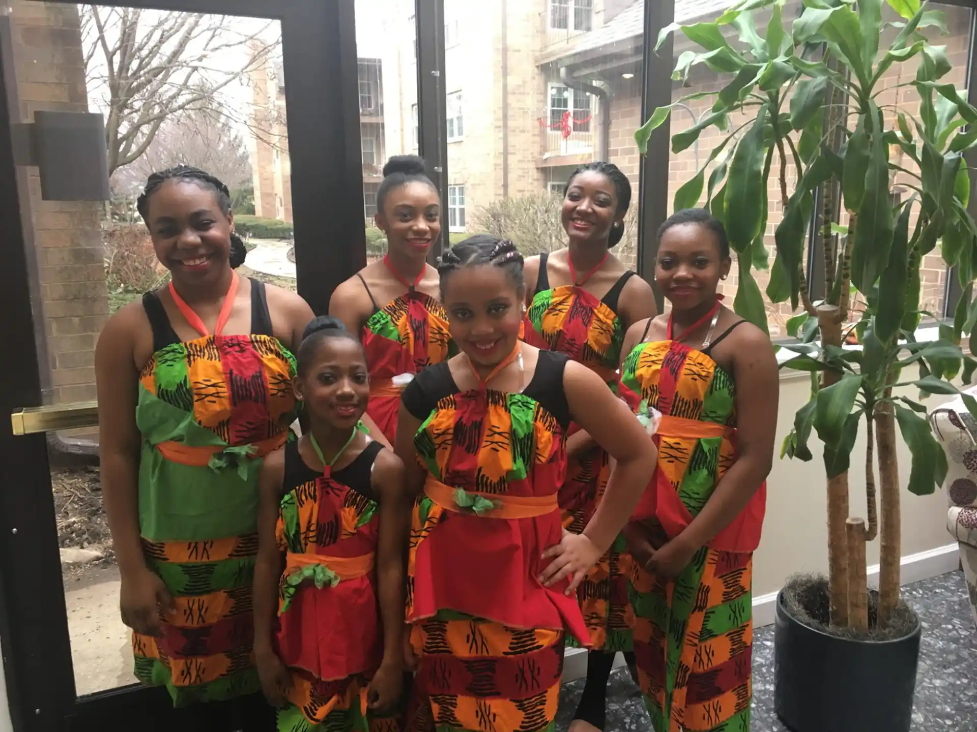 a group of women in traditional dress