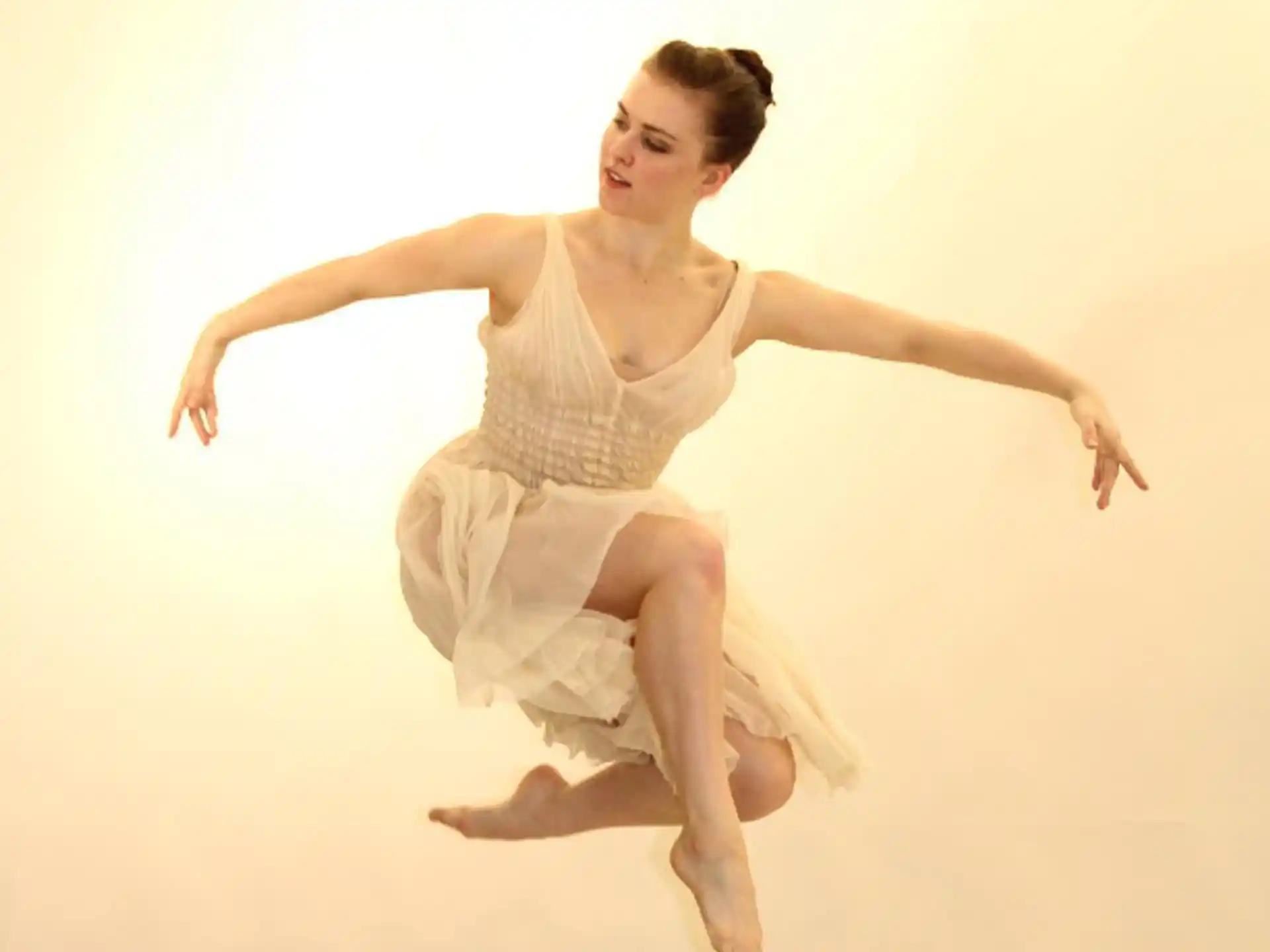 a person in white dress