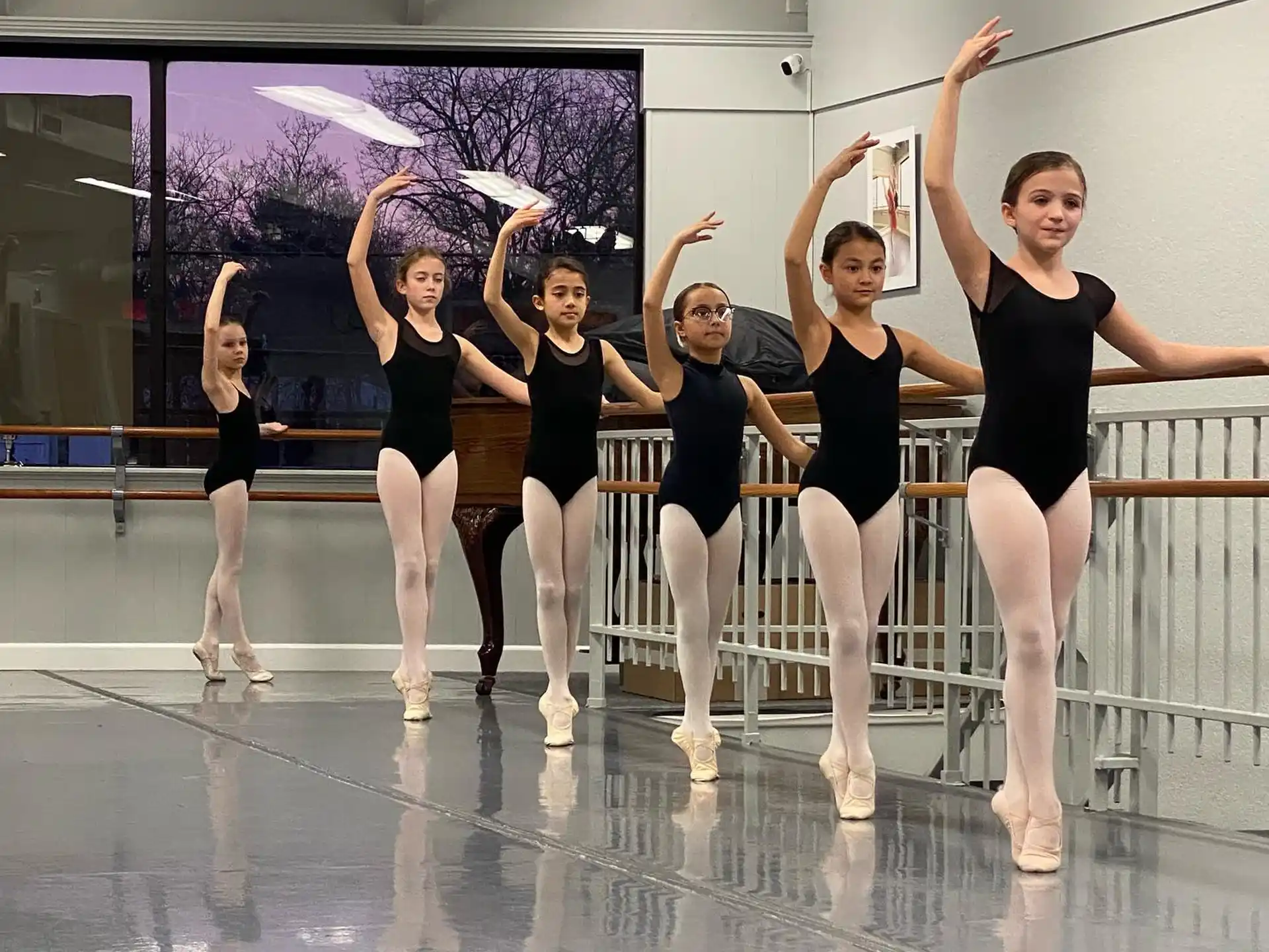 a group of women dancing