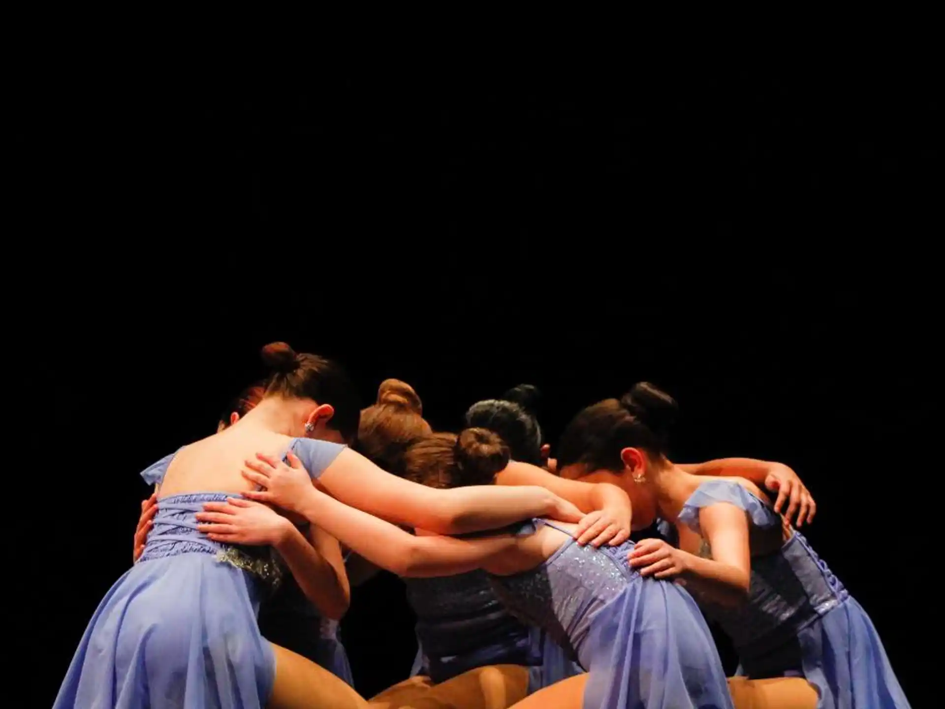 a group of people dancing