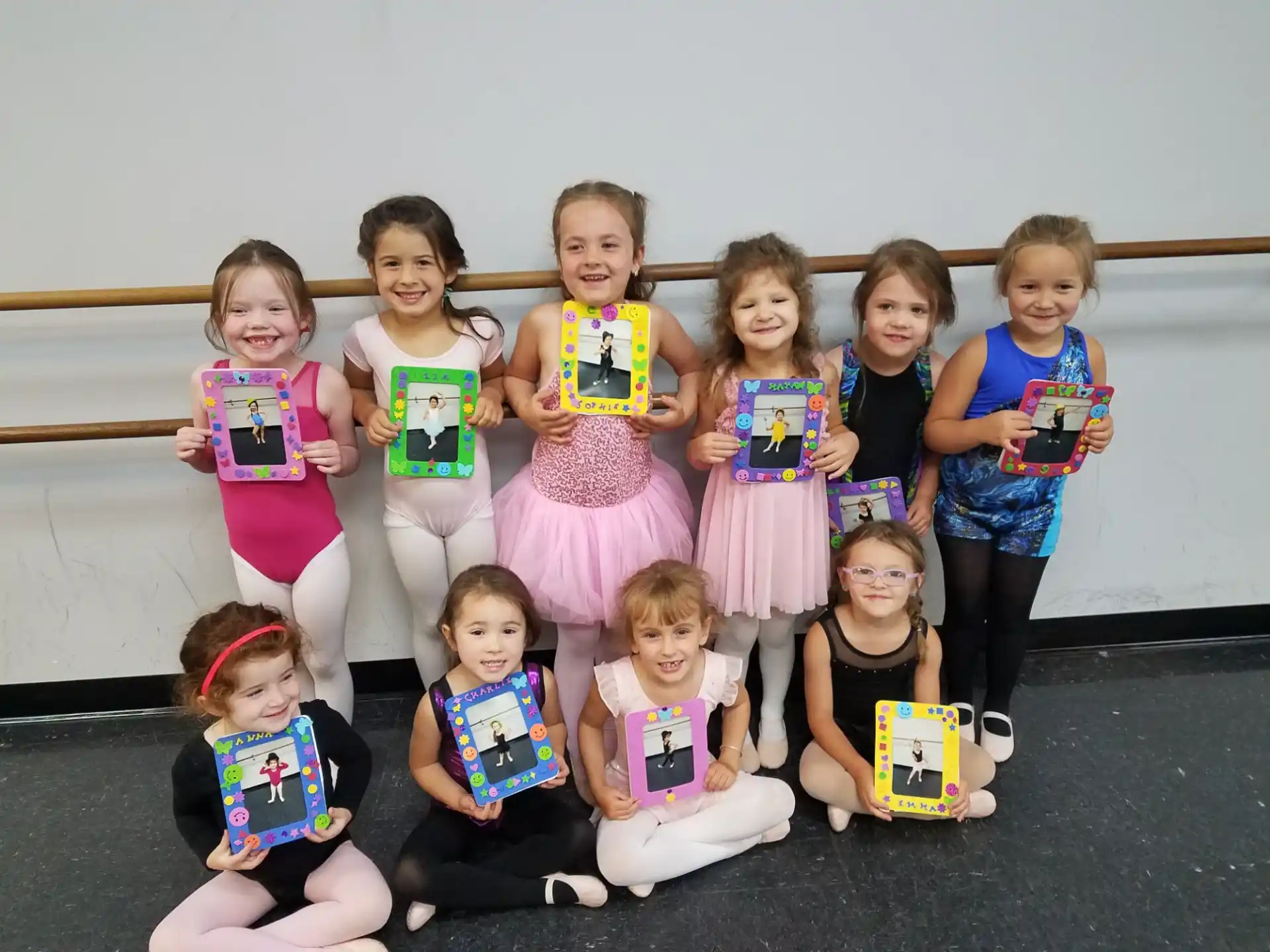 a group of children posing for a photo