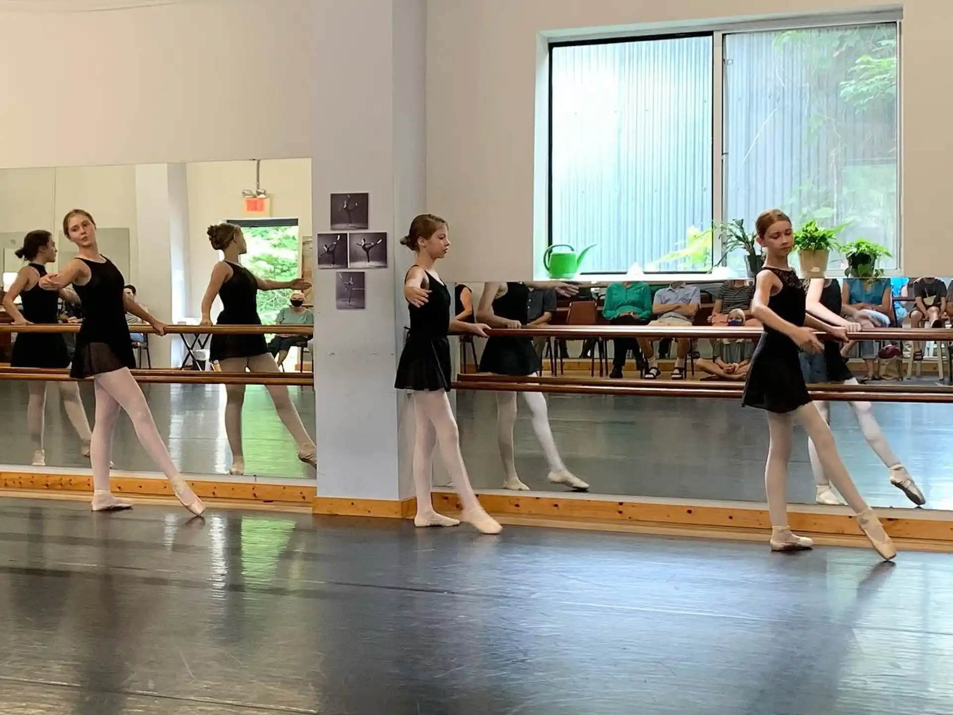 a group of women in a room