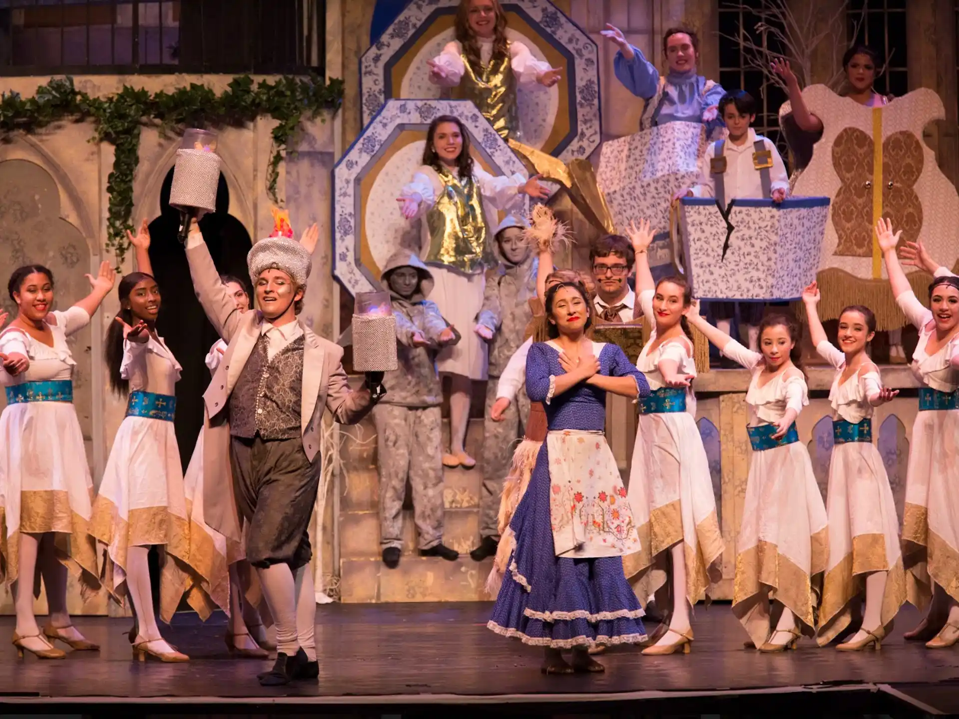 a group of people on a stage