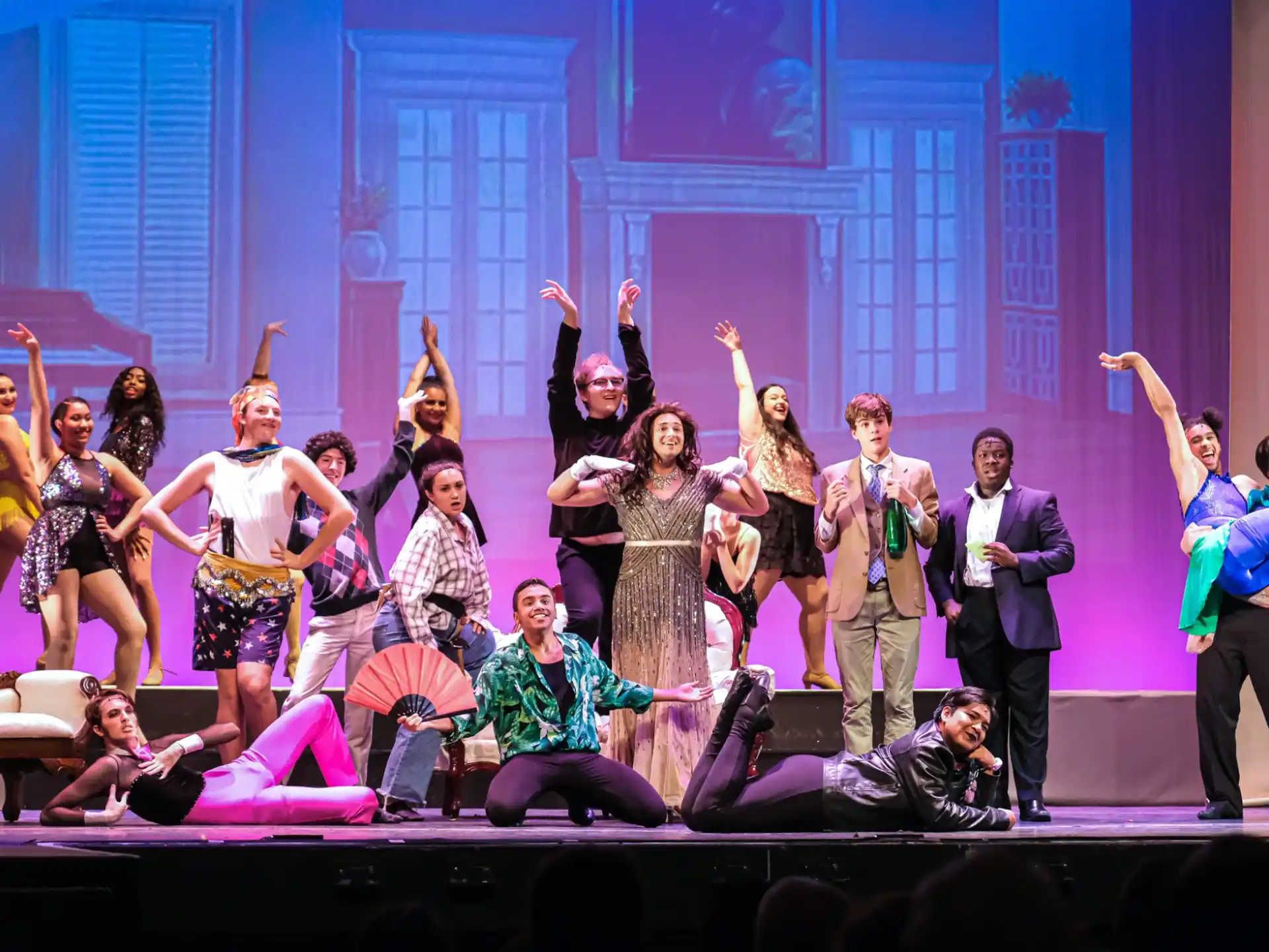 a group of people on a stage