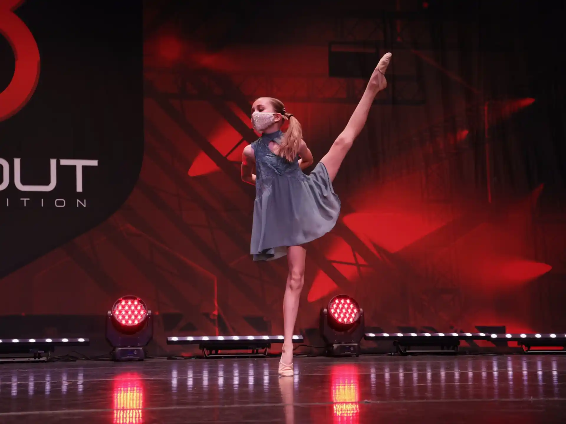 a person on a stage