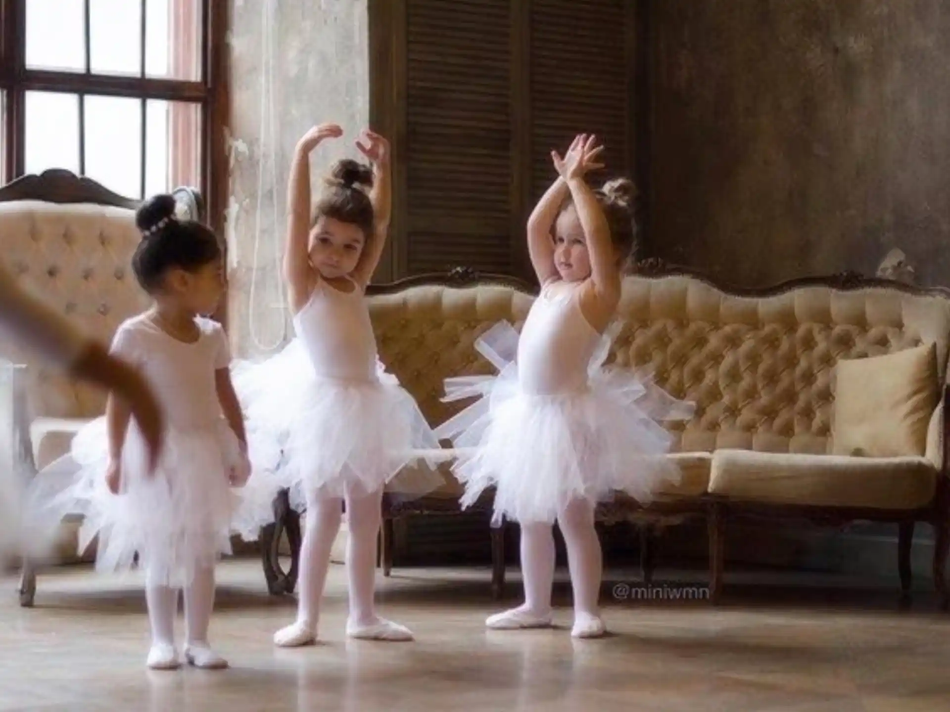 a group of girls dancing