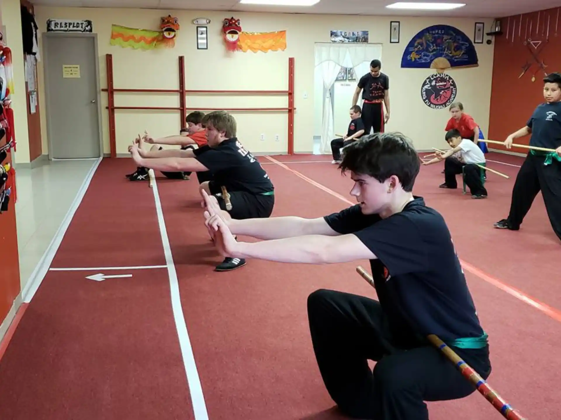 a group of people playing a sport