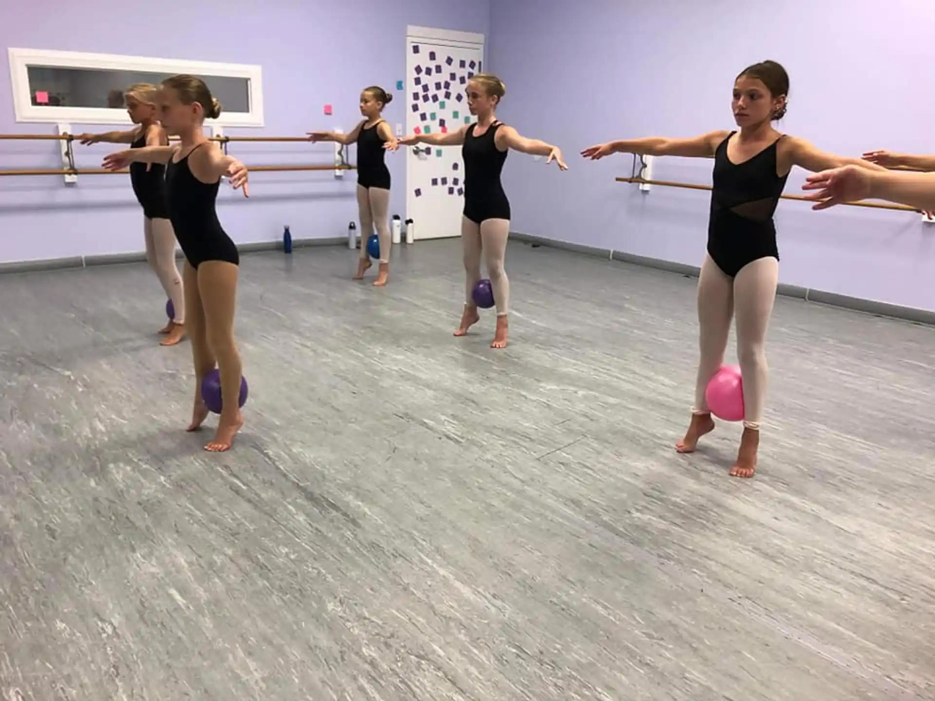 a group of women dancing