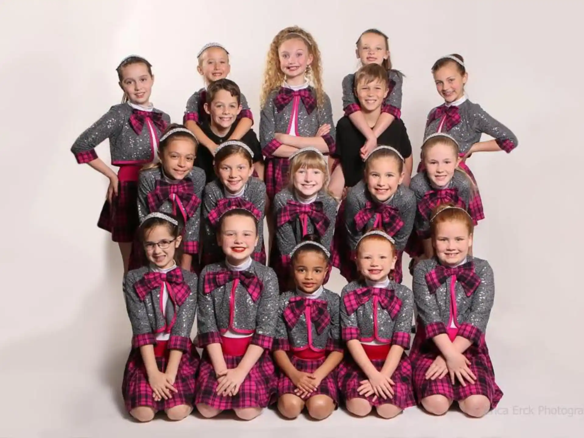 a group of children posing for a photo