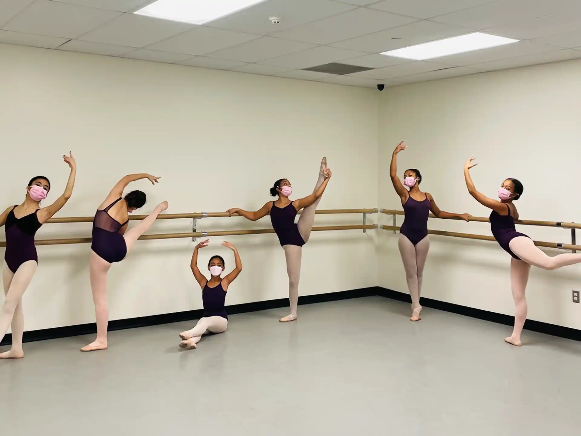 a group of women dancing
