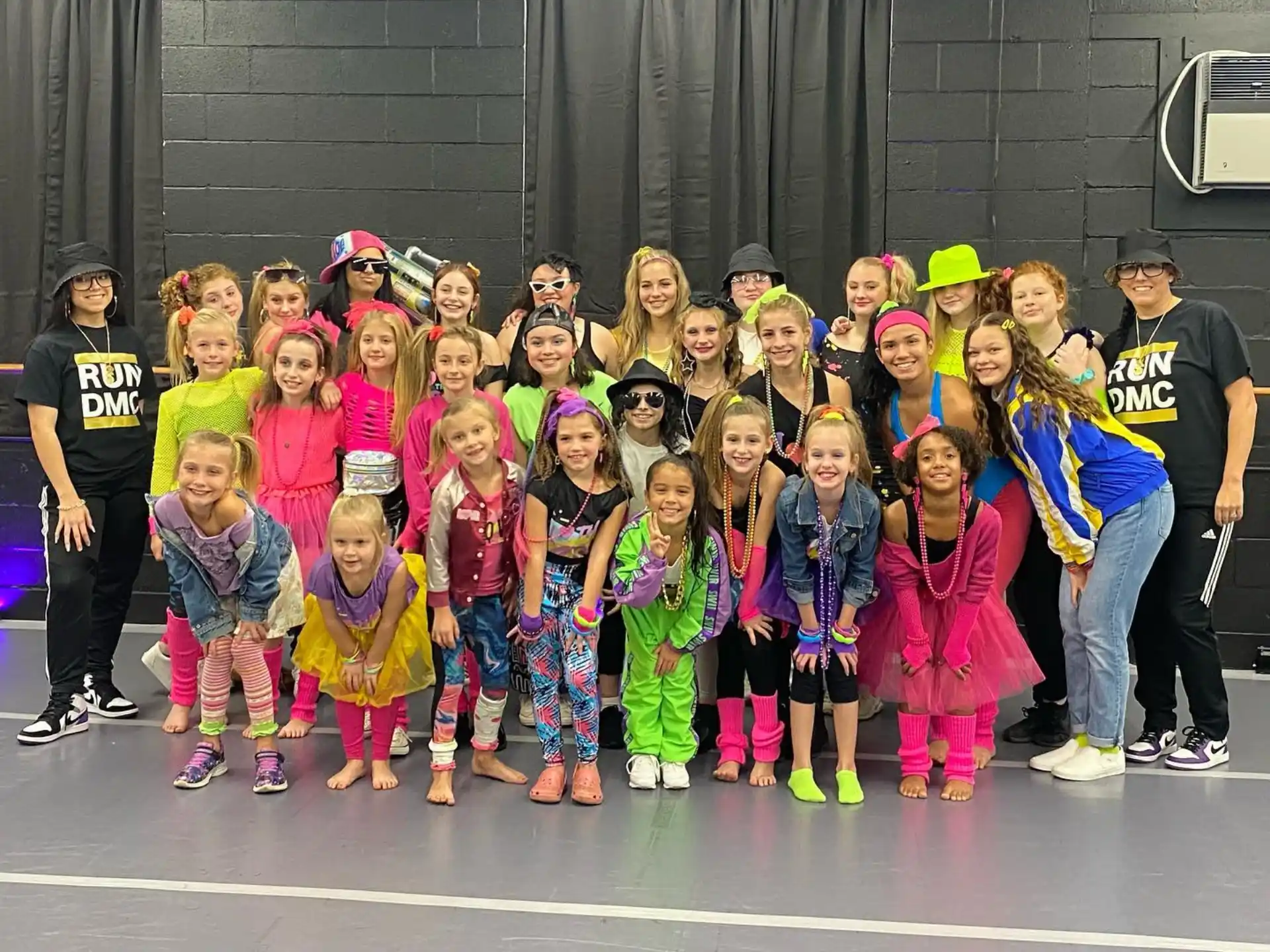 a group of children posing for a photo