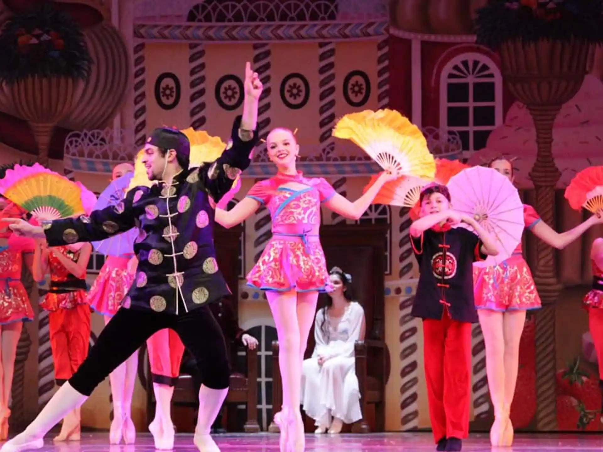 a group of people on a stage